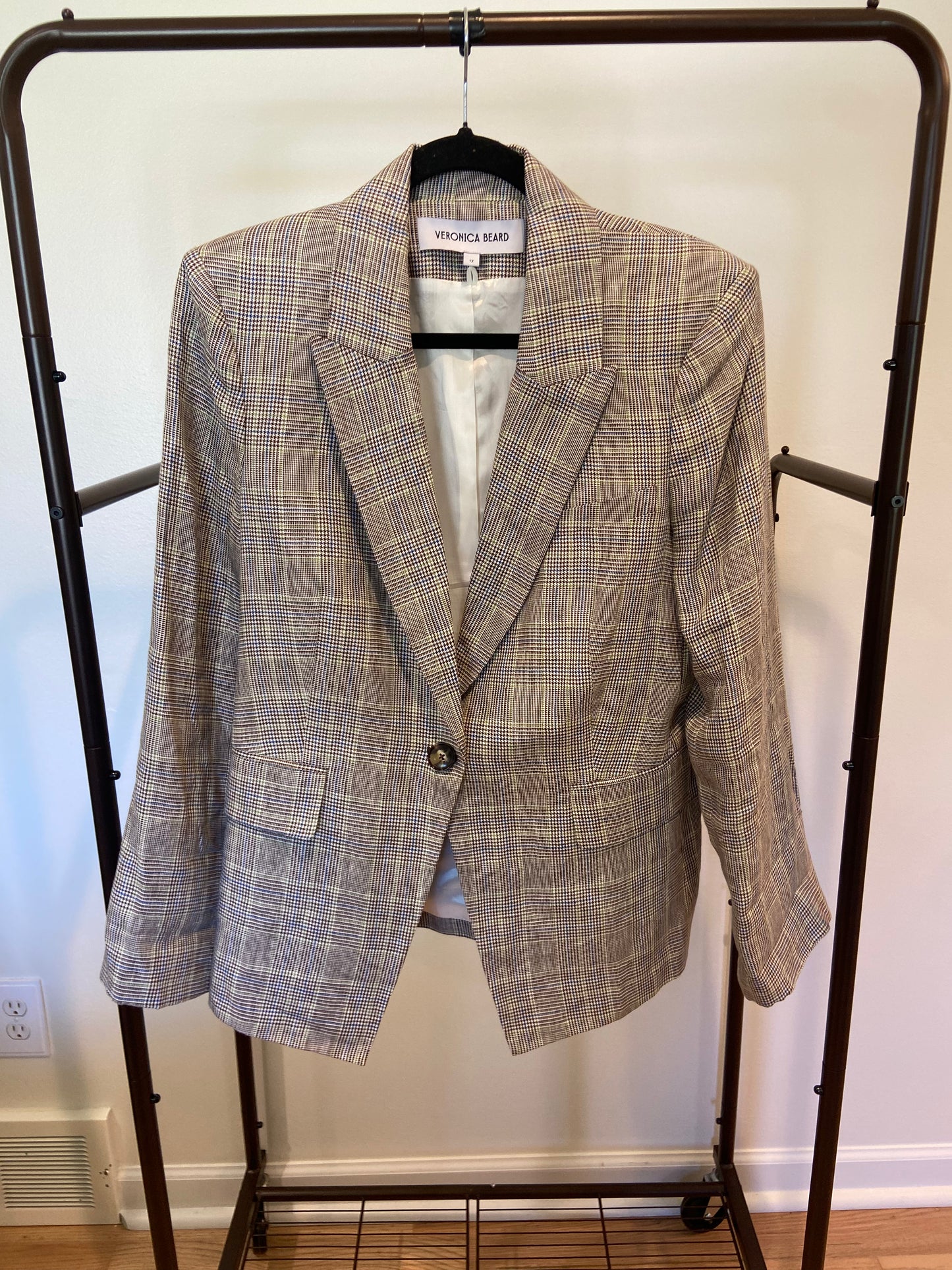 Veronica Beard Obie Linen Dickey Jacket size 12