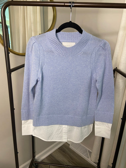 Brochu Walker Eton Layered Crew Looker Sweater