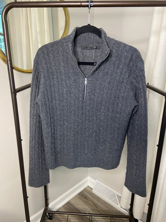 Jenni Kayne Cable Nell Half Zip Sweater size S