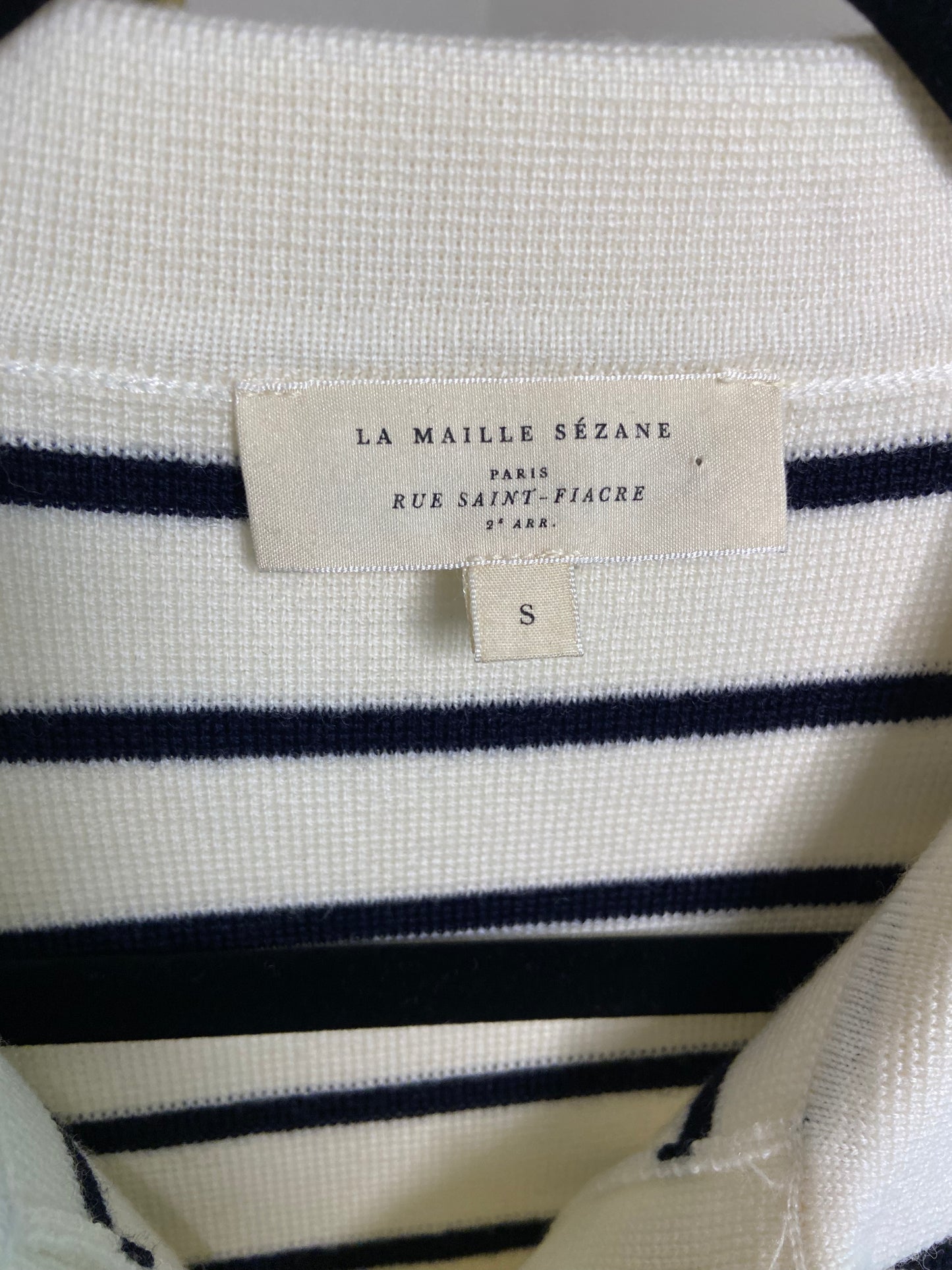 Sezane Betty Cardigan Striped size S
