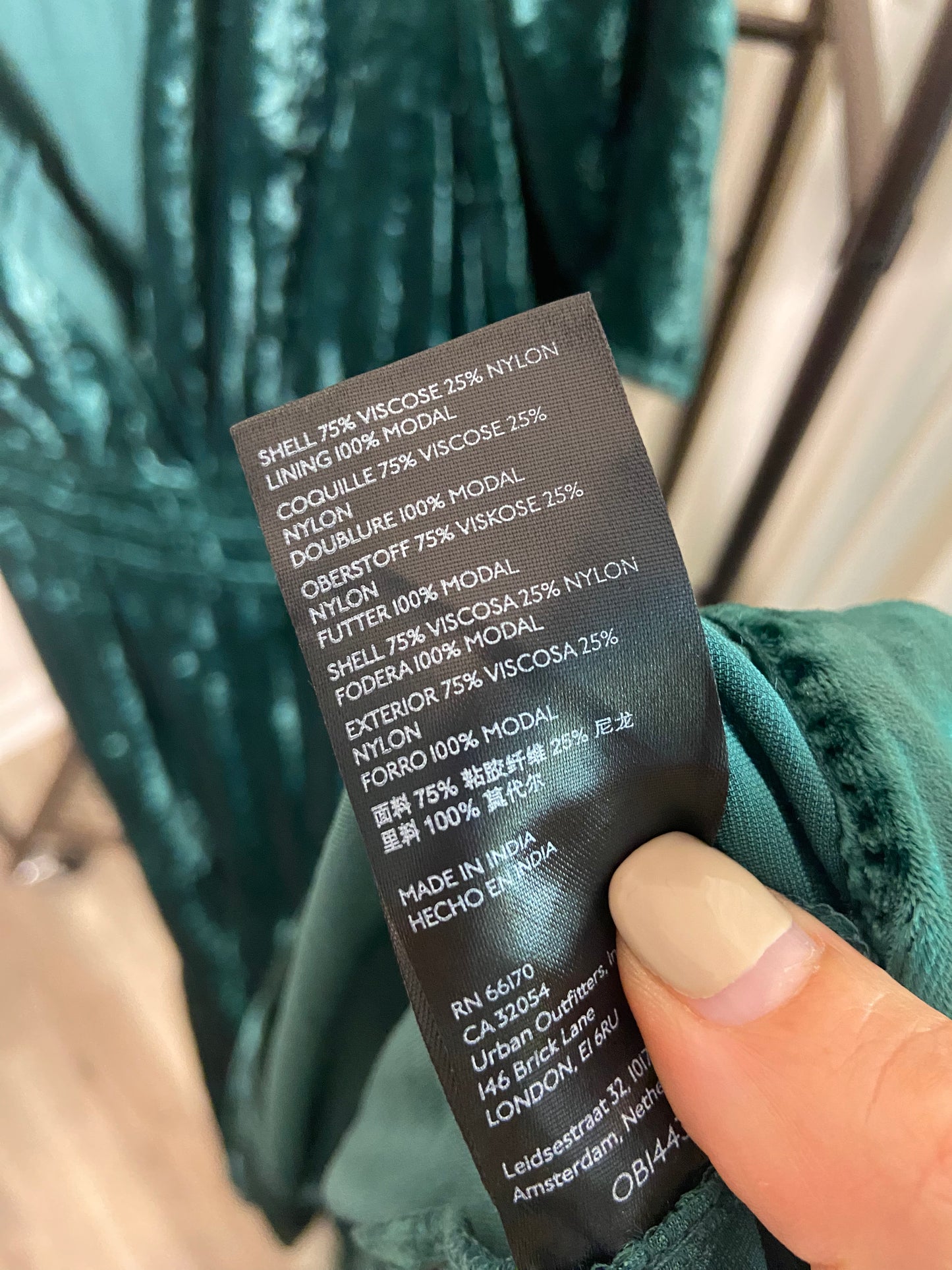 Anthropologie Velvet Somerset Maxi Dress size L