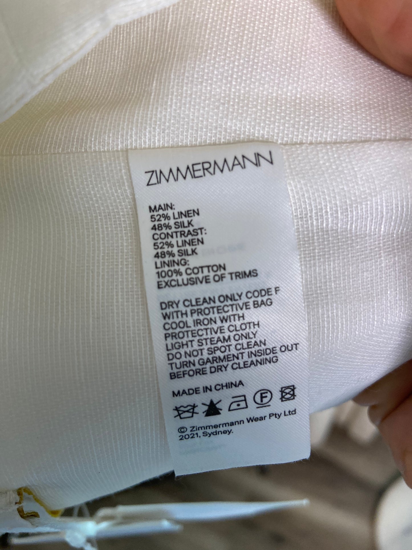 Zimmermann Postcard Bodice Top size US 6