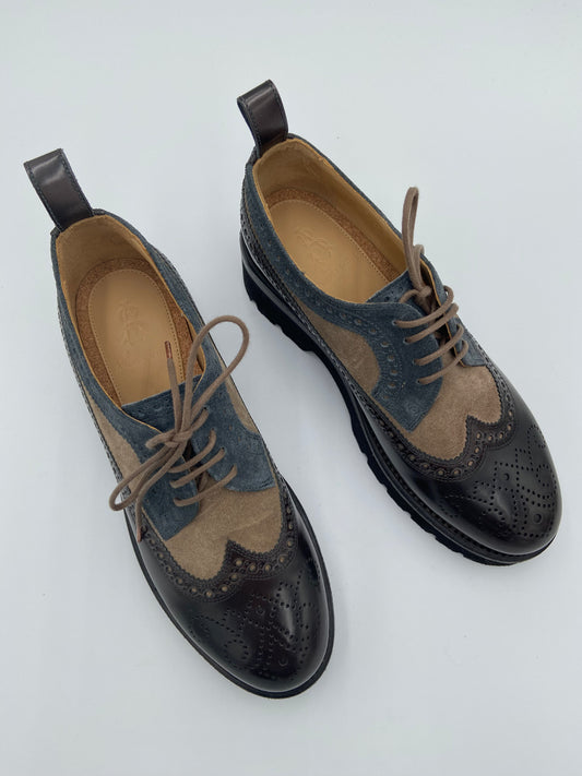The Office of Angela Scott Miss Lucy Wingtip Platform Derby size 37.5