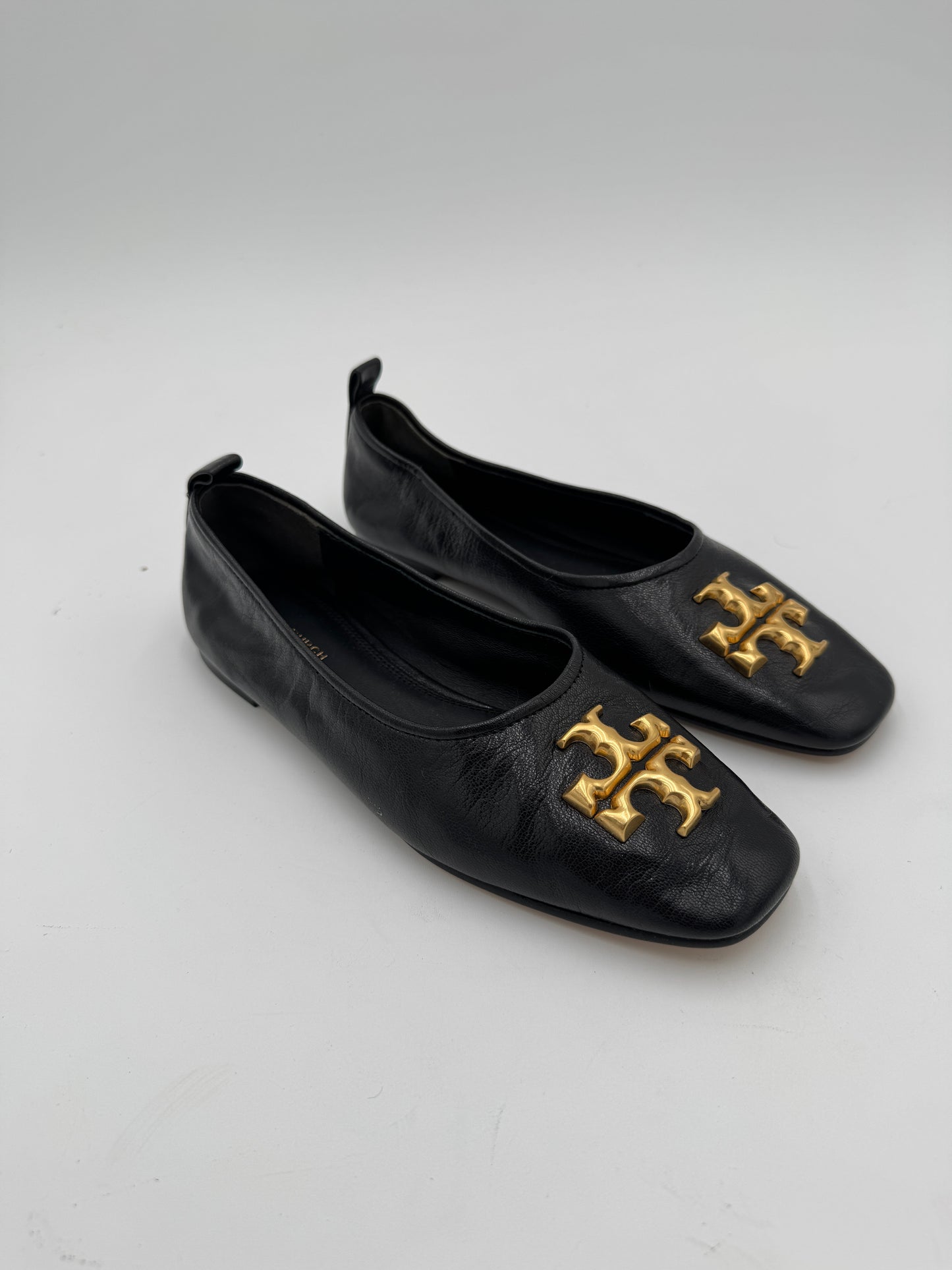 Tory Burch Eleanor Ballet Flats in Perfect Black size 7