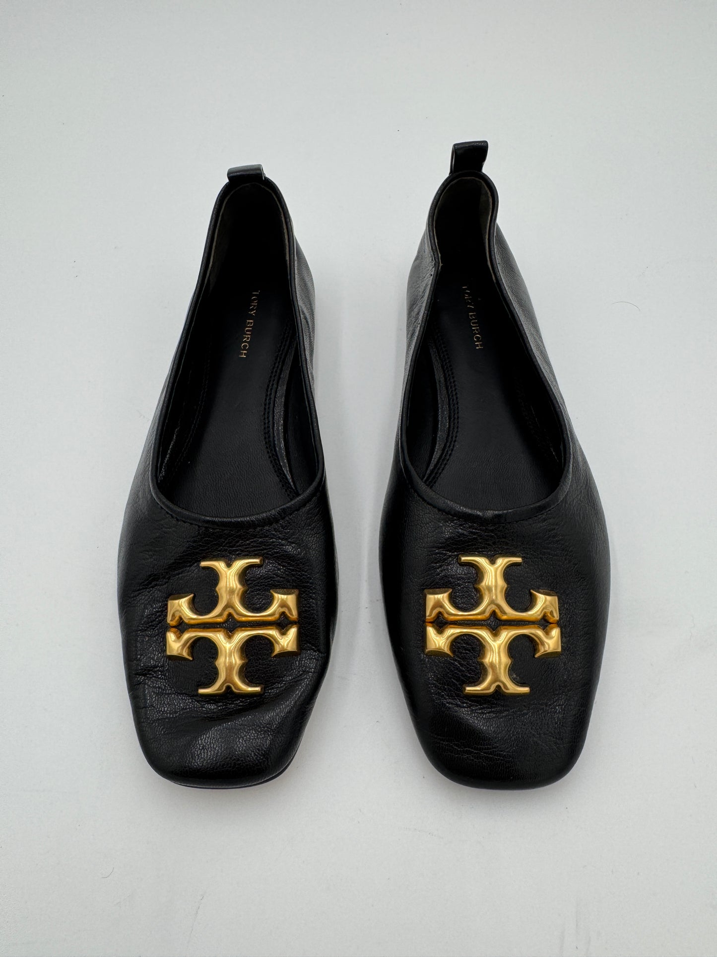 Tory Burch Eleanor Ballet Flats in Perfect Black size 7