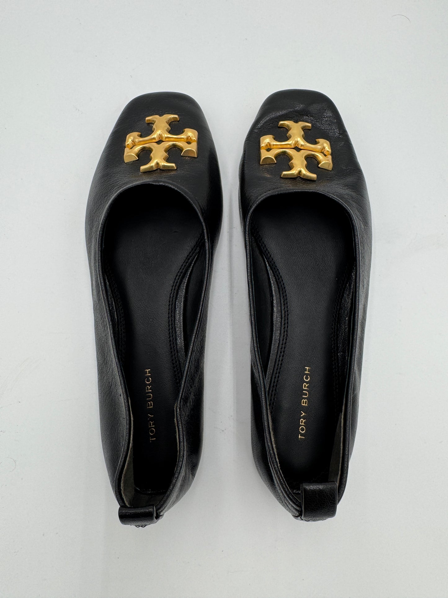 Tory Burch Eleanor Ballet Flats in Perfect Black size 7