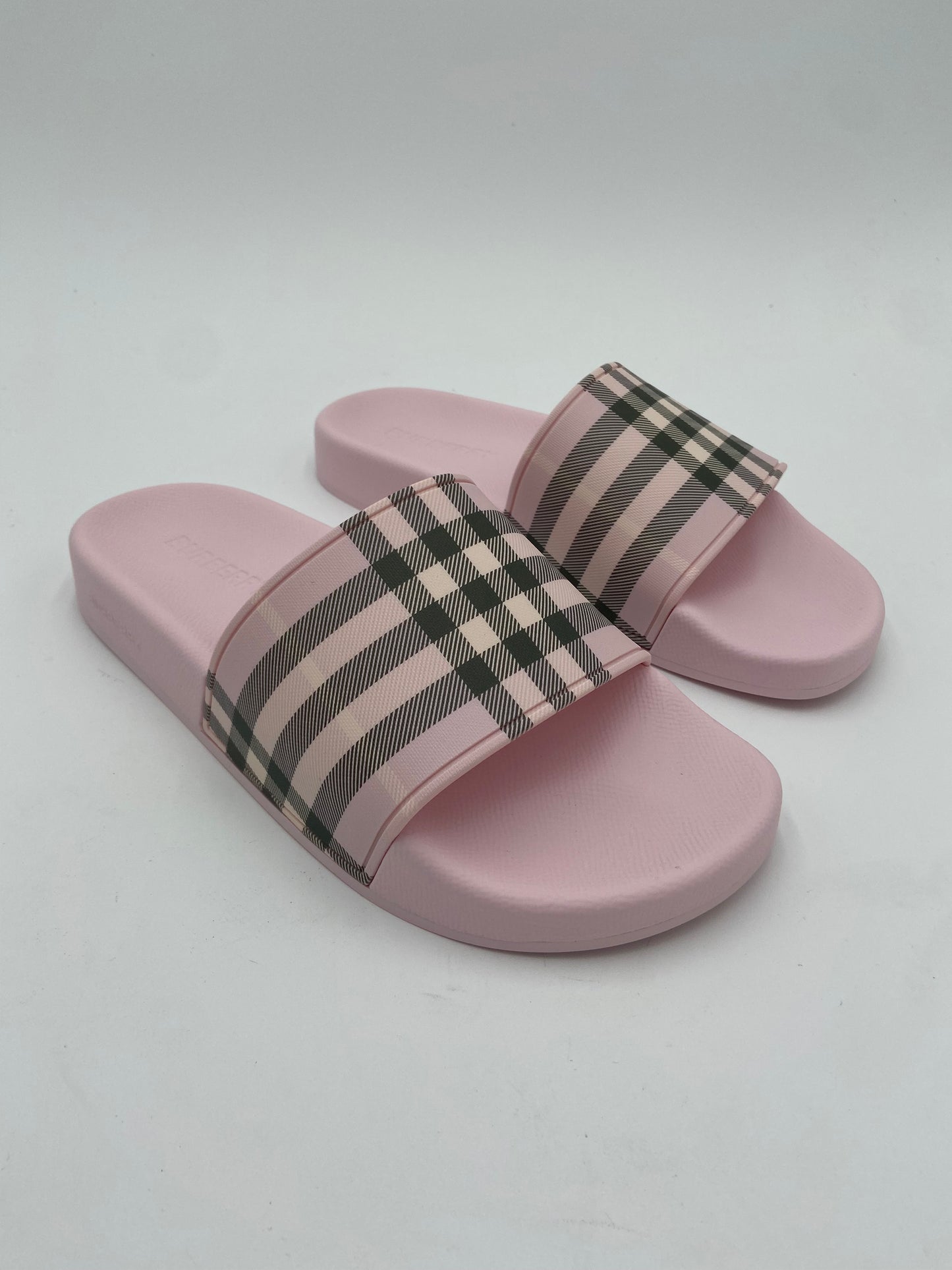 Burberry Check Slides size 37