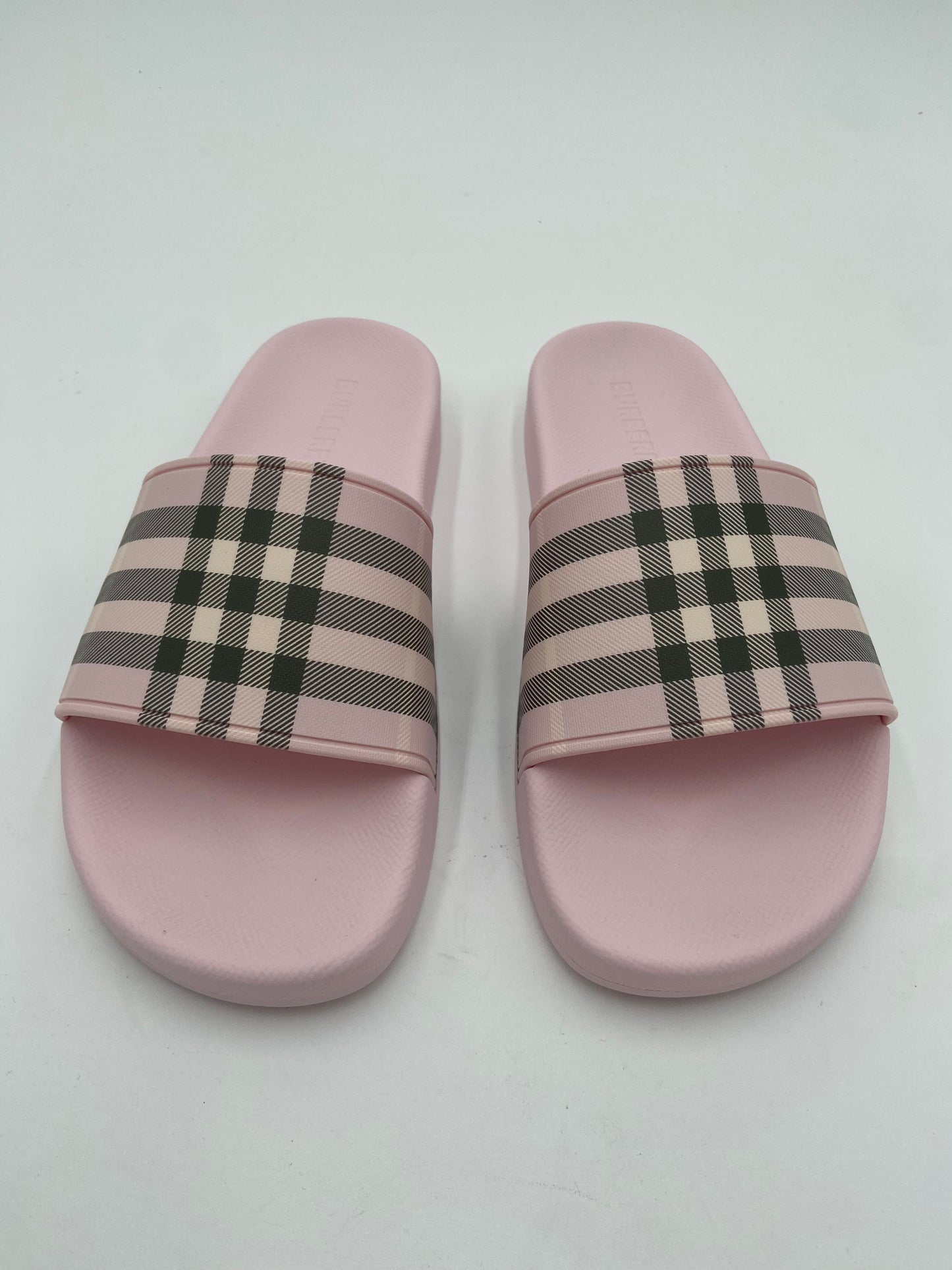 Burberry Check Slides size 37