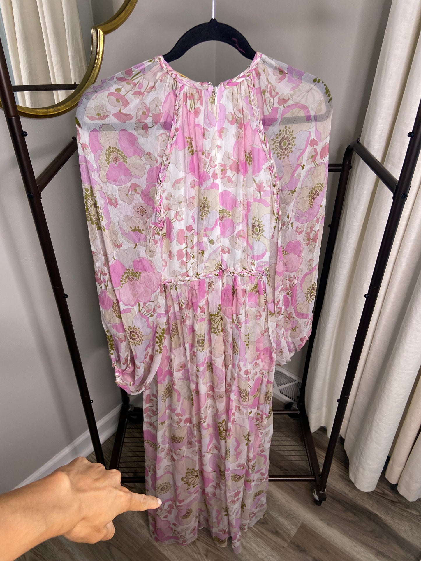 Zimmermann Super Eight Braid Midi Dress size US 6