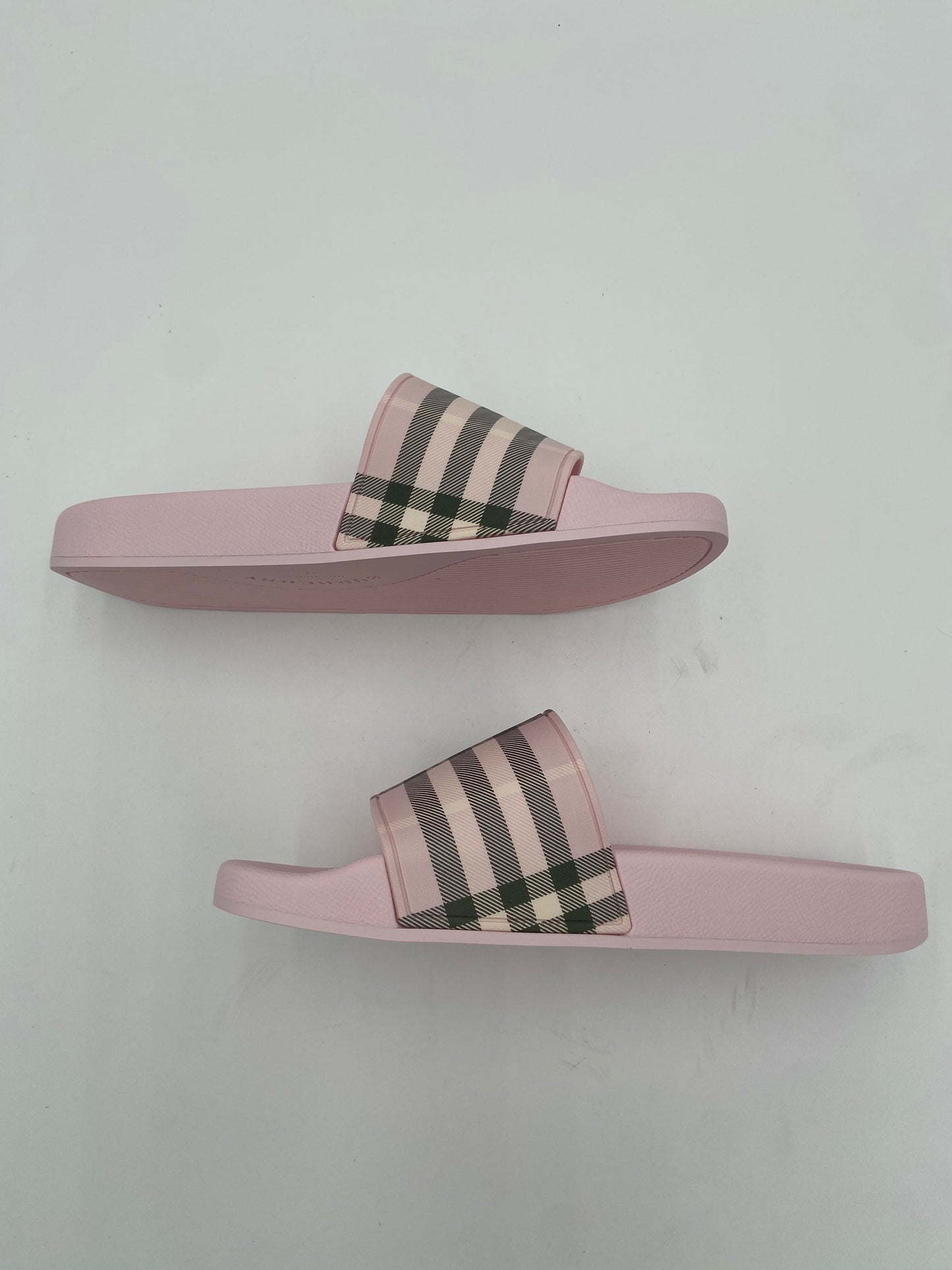 Burberry Check Slides size 37