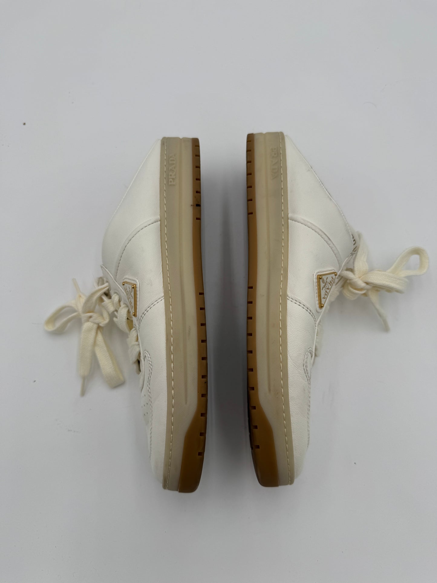 Prada Nappa Leather Sneaker Mules size 39 US 9