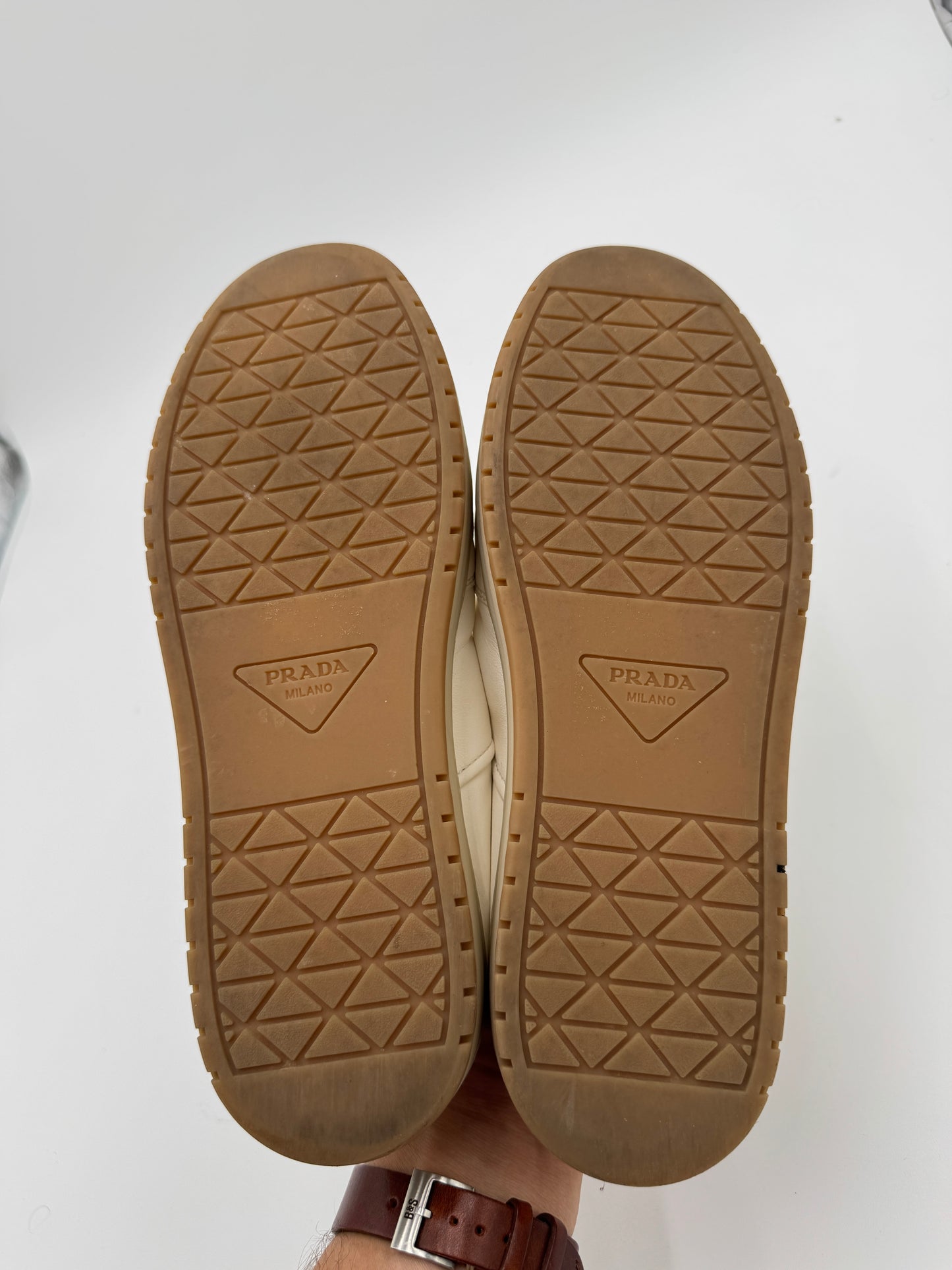 Prada Nappa Leather Sneaker Mules size 39 US 9