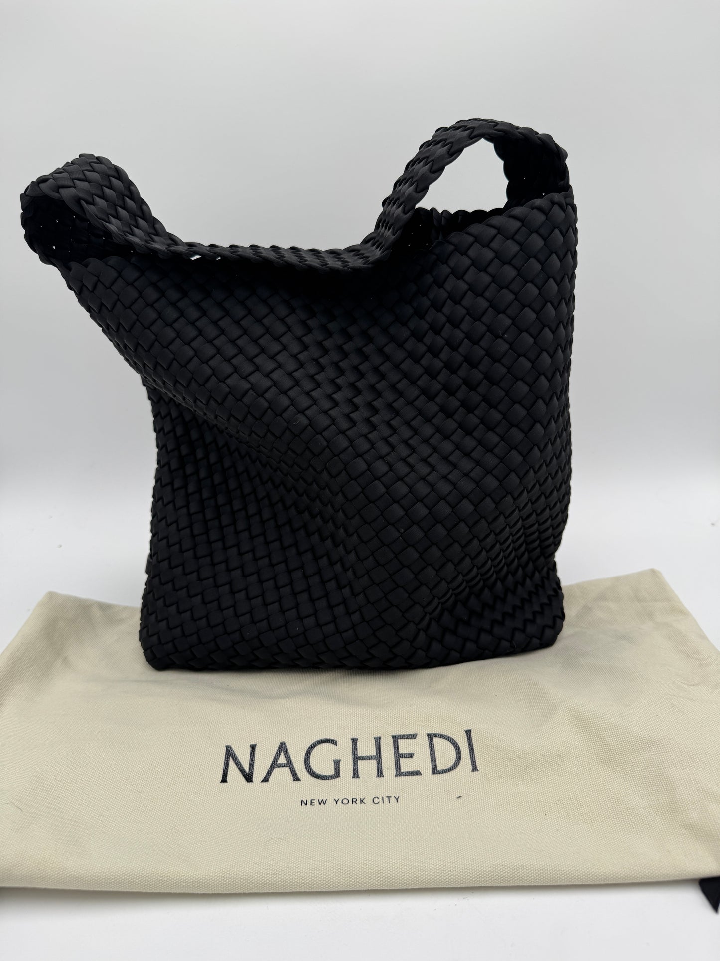 Naghedi Nomad Hobo Bag Black Onyx