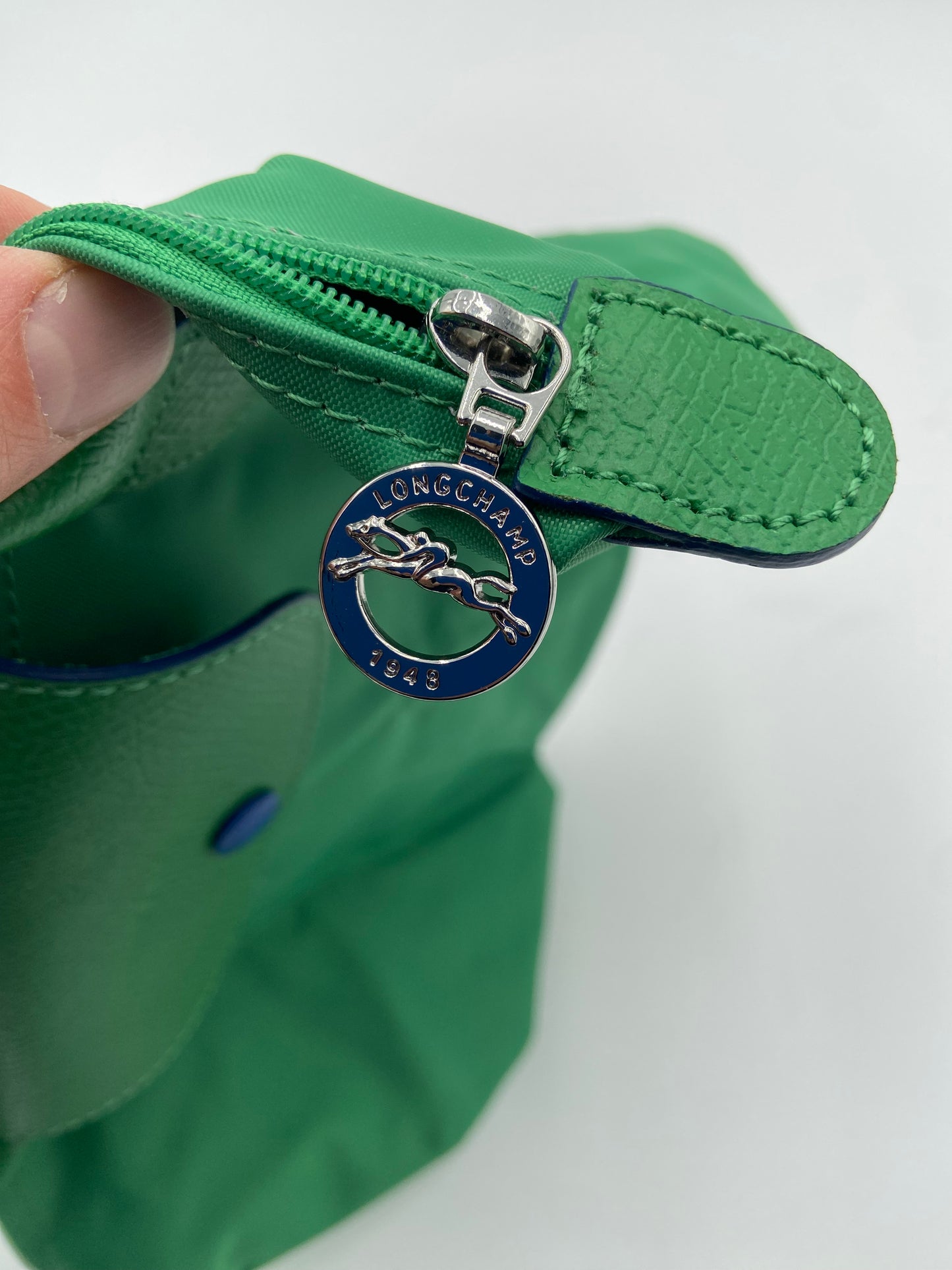 Longchamp Le Pliage Club Medium Nylon Bag in Green