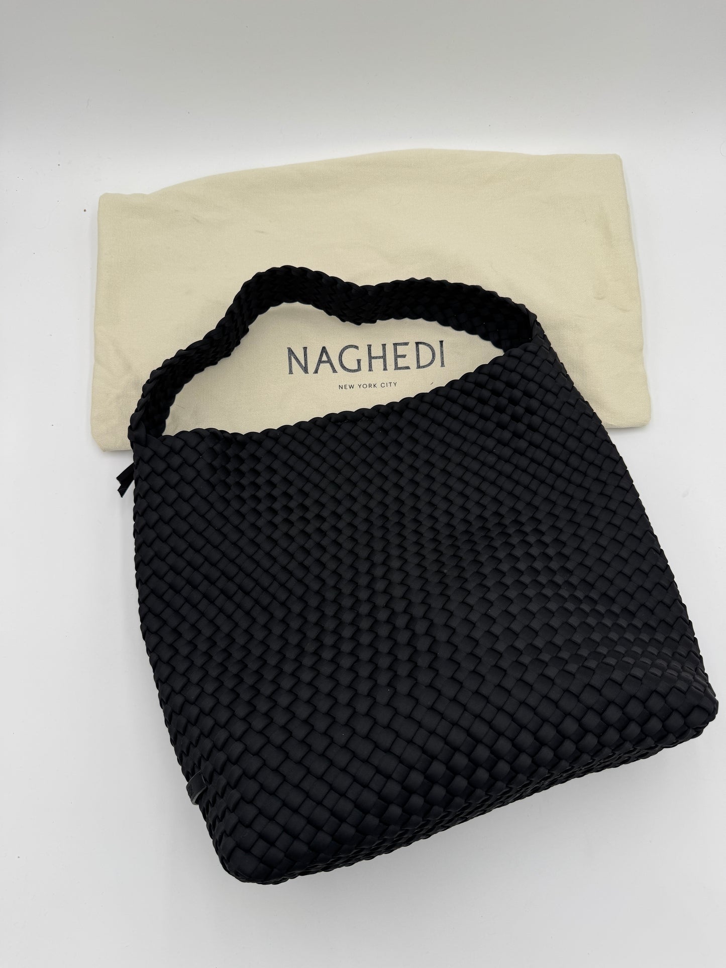 Naghedi Nomad Hobo Bag Black Onyx
