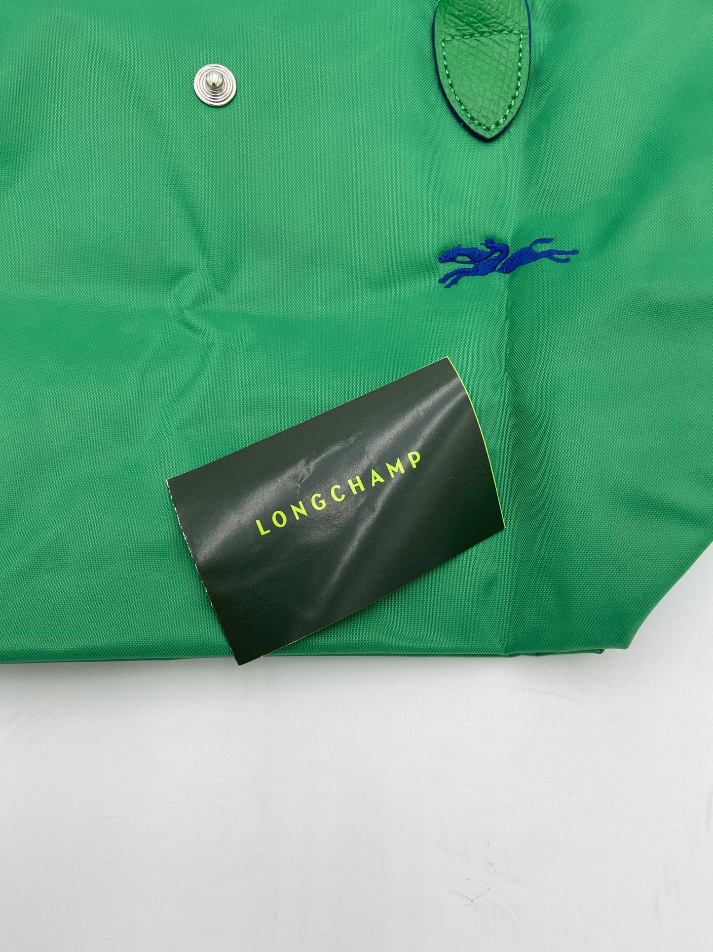 Longchamp Le Pliage Club Medium Nylon Bag in Green