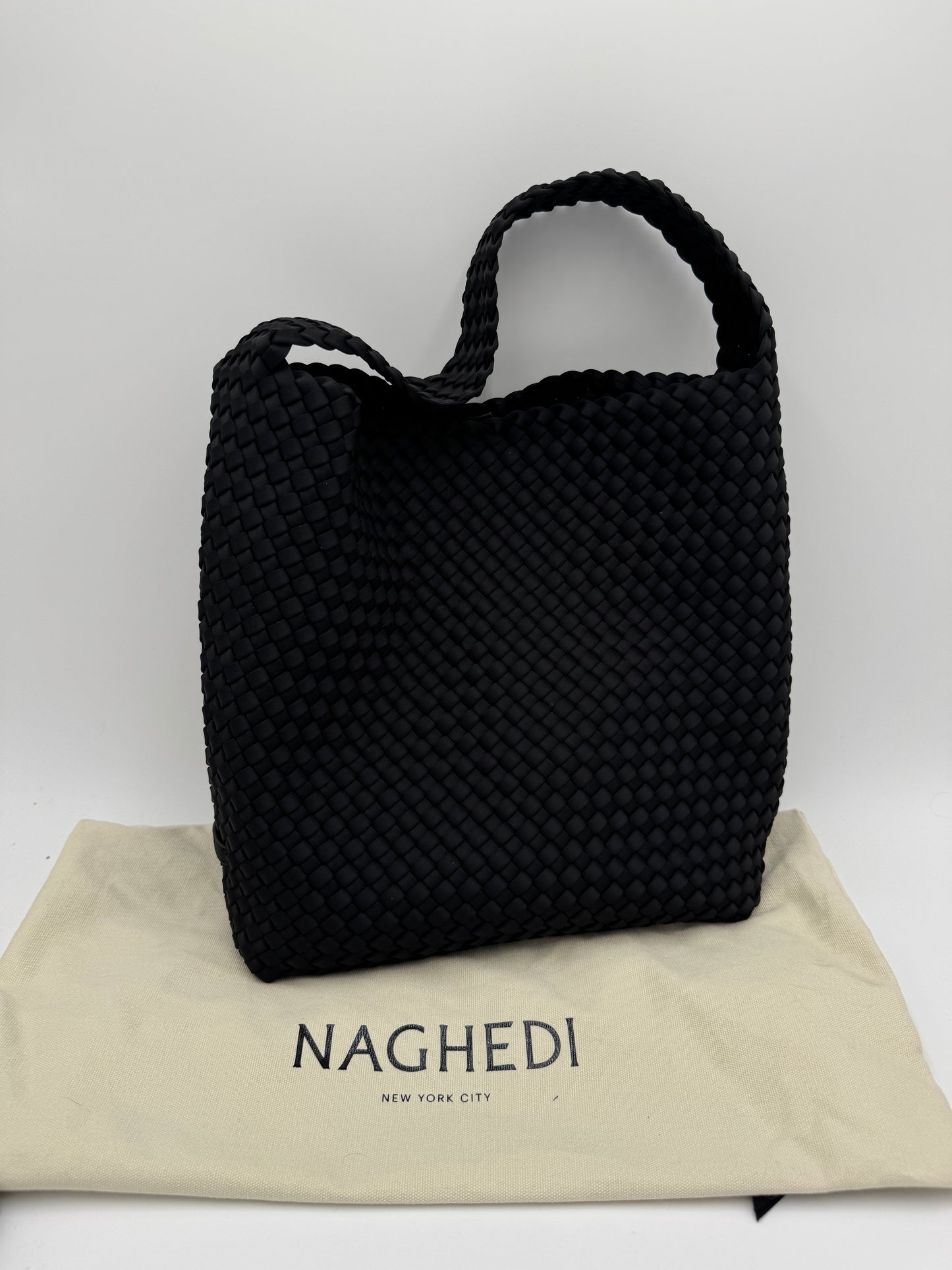 Naghedi Nomad Hobo Bag Black Onyx