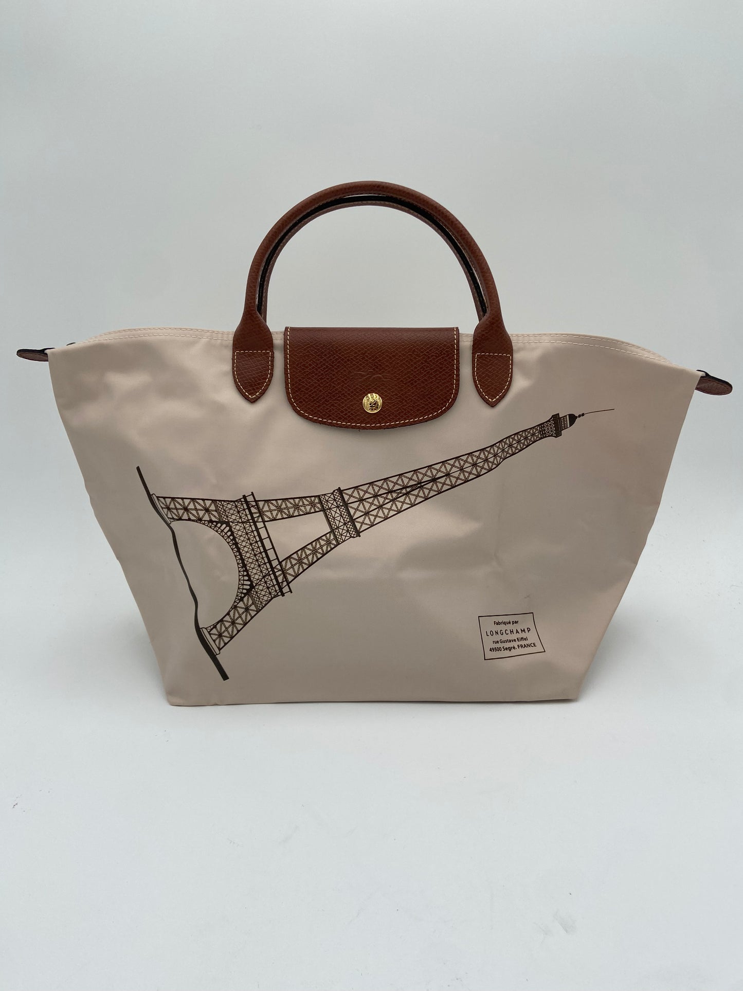 Longchamp Limited Edition Eiffel Tower Nylon Tote