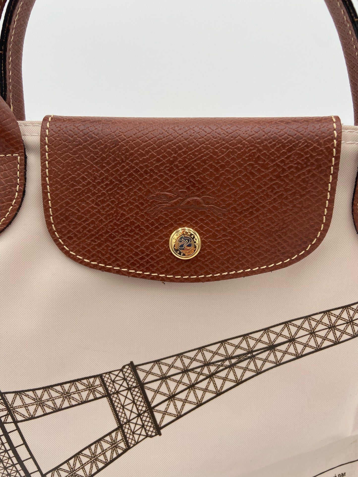 Longchamp Limited Edition Eiffel Tower Nylon Tote