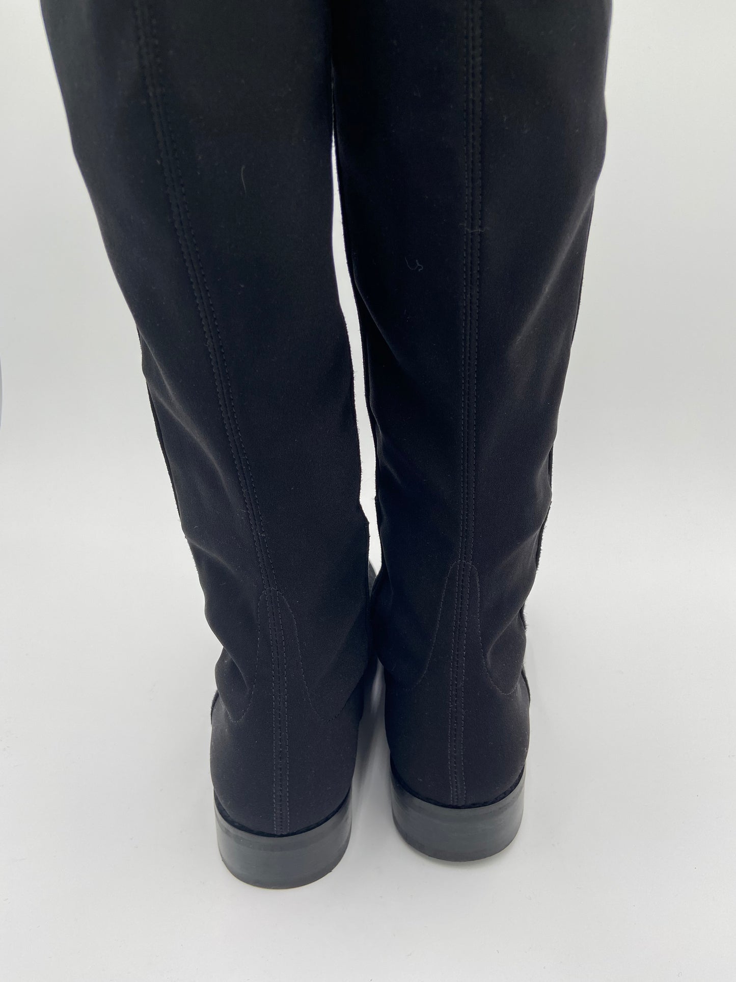 Stuart Weitzman 5050 Suede Embellished Over The Knee Boots size 7.5