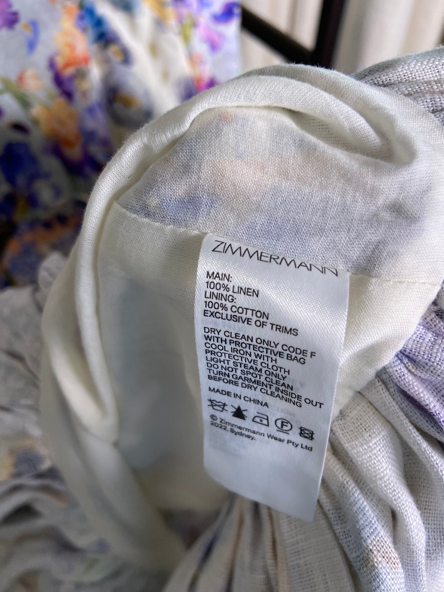 Zimmermann Tama Flounce Short Dress size US 4