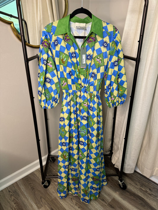 ALEMAIS Lou Twist Front Shirtdress size US 2
