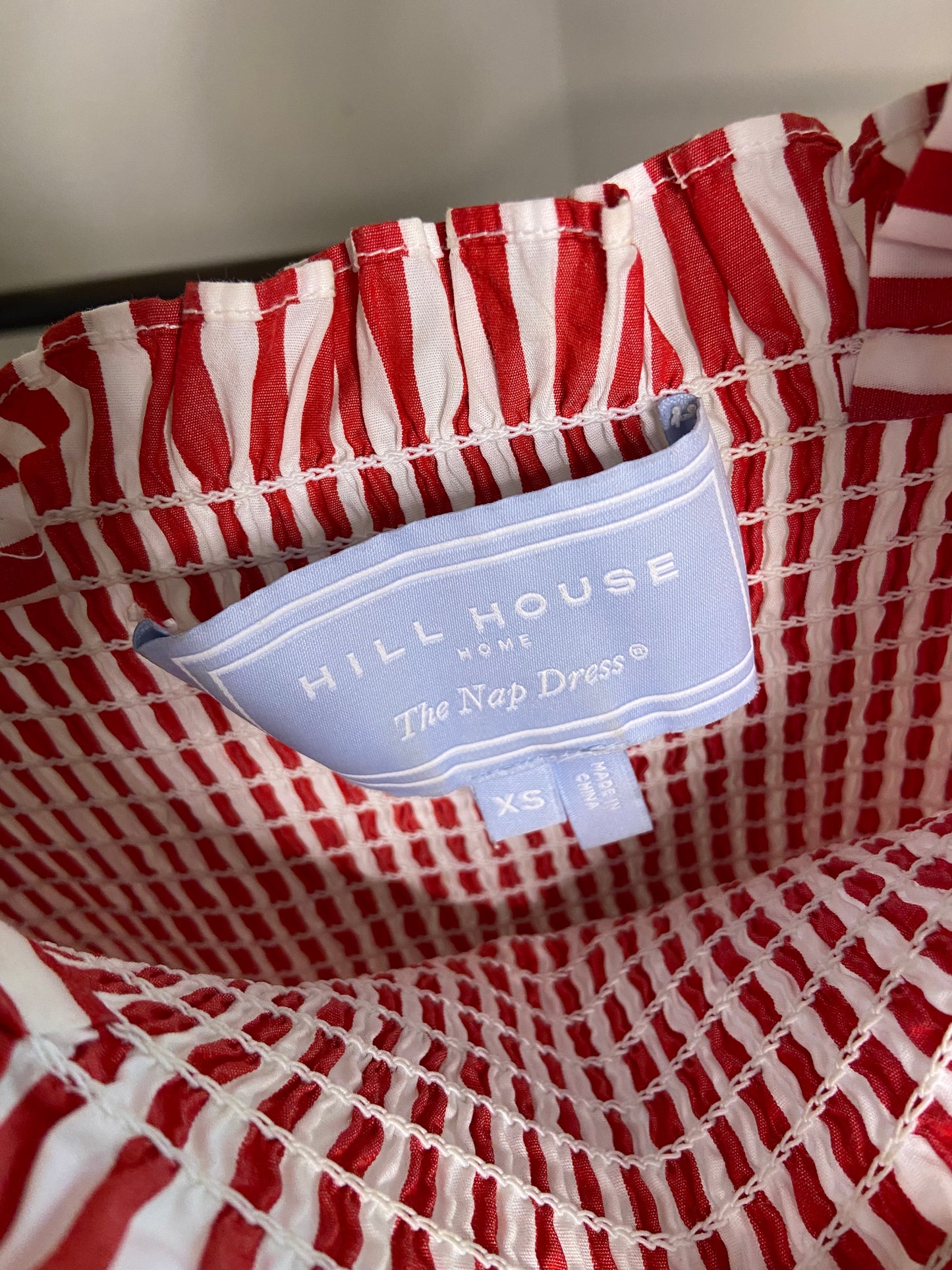 Hill House Red Stripe Ellie Dress size XS