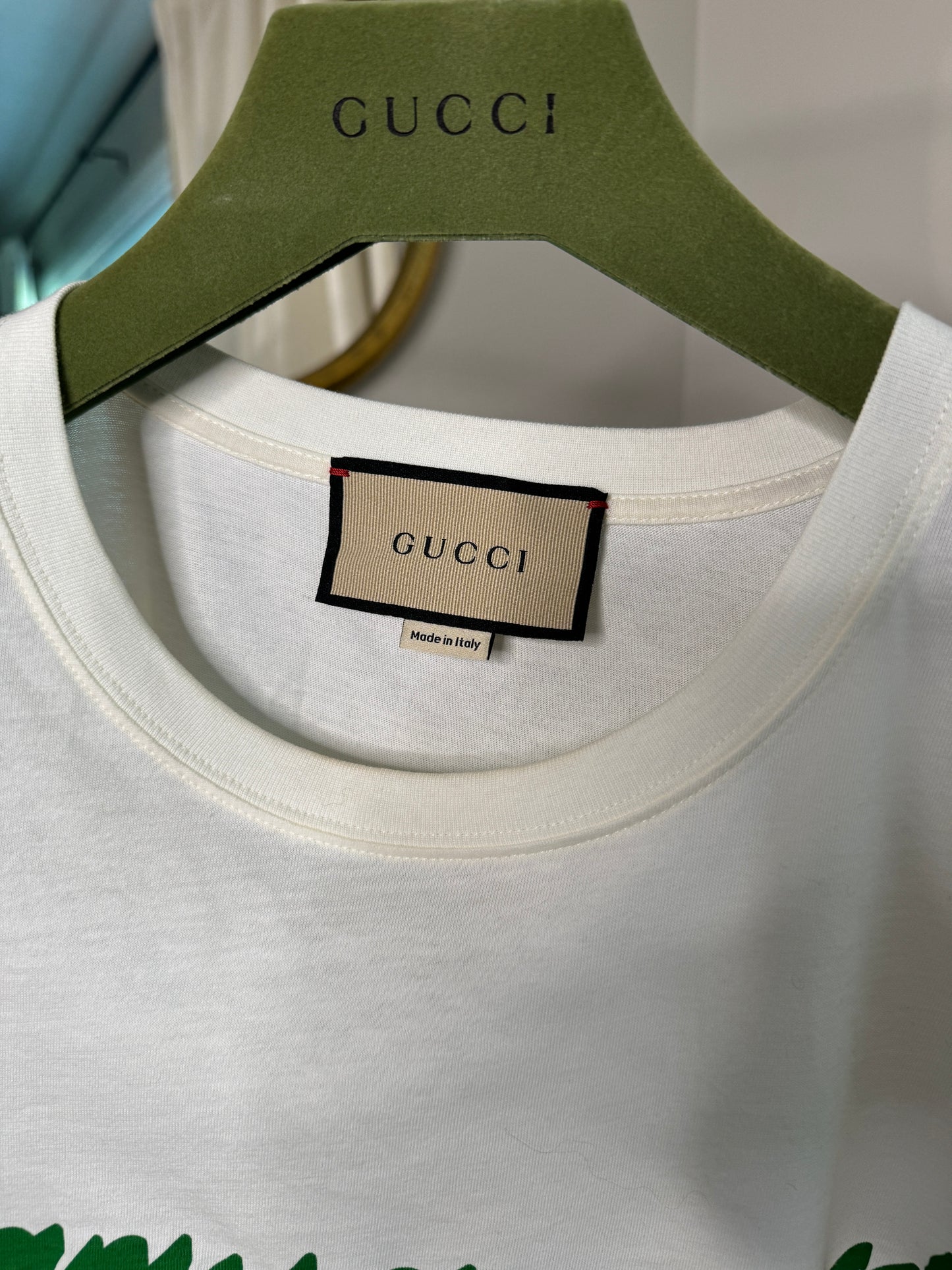 GUCCI Cotton Jersey Cropped T-Shirt size XL