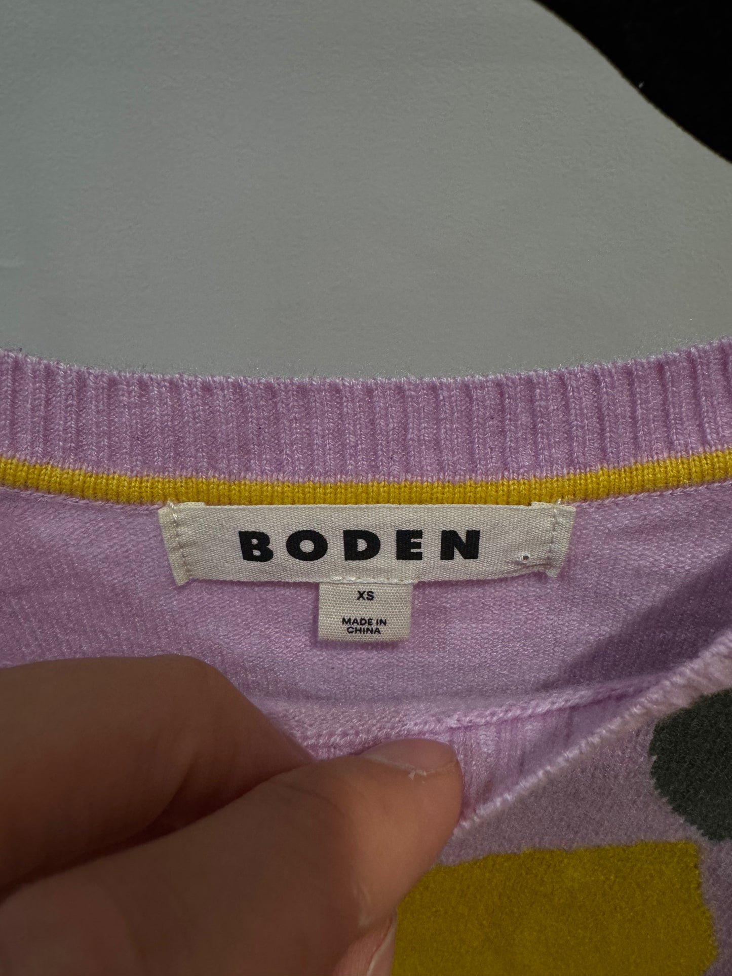 Boden Pink Lydia Cashmere Jumper size XS
