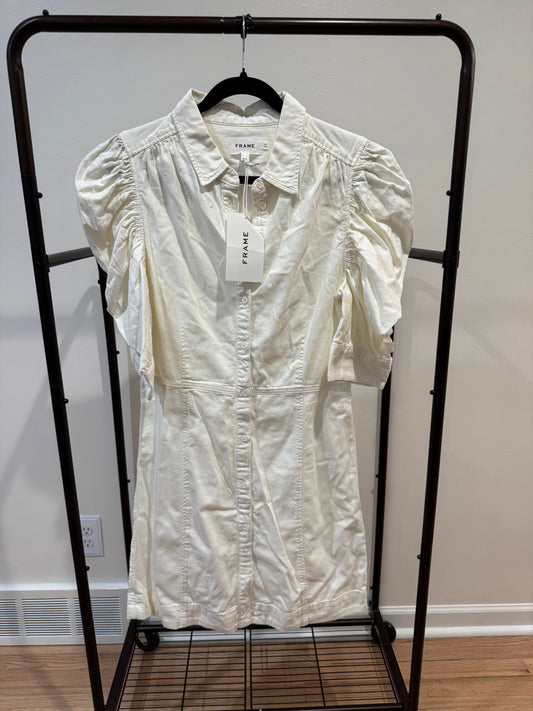 Frame Off-White Gillian Mini Dress size L