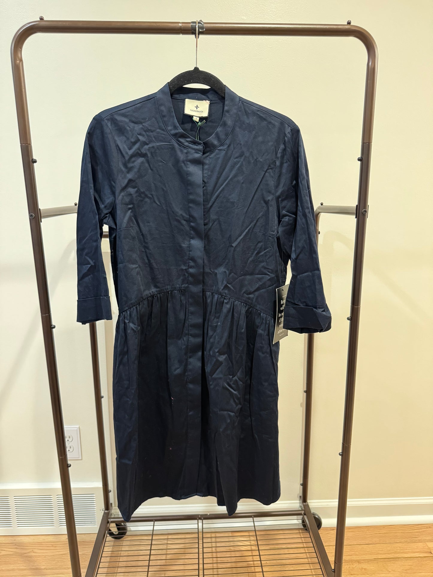 Tuckernuck Navy Royal Shirt Dress size S