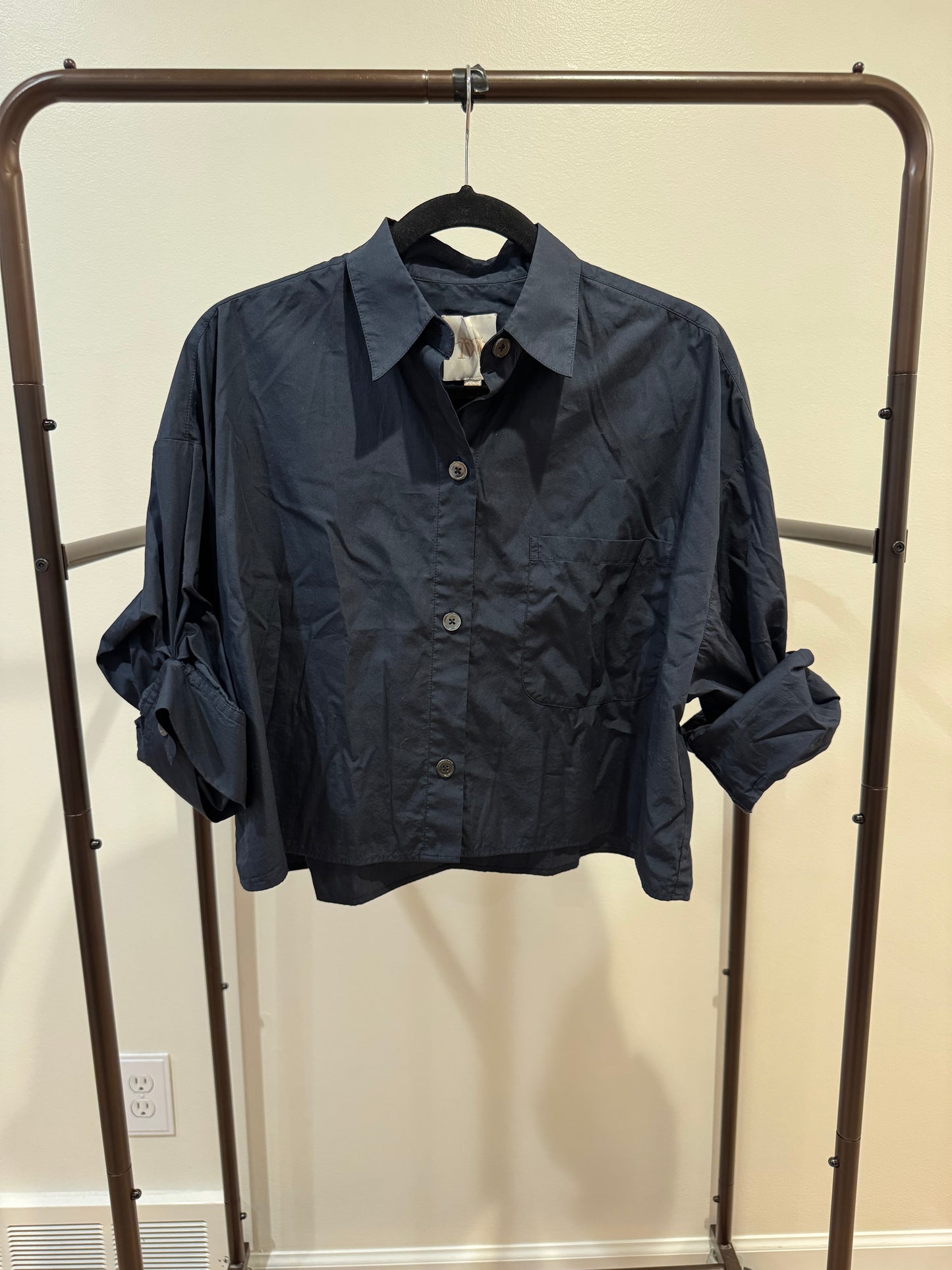 TWP Next Ex Shirt in Midnight size XS/S