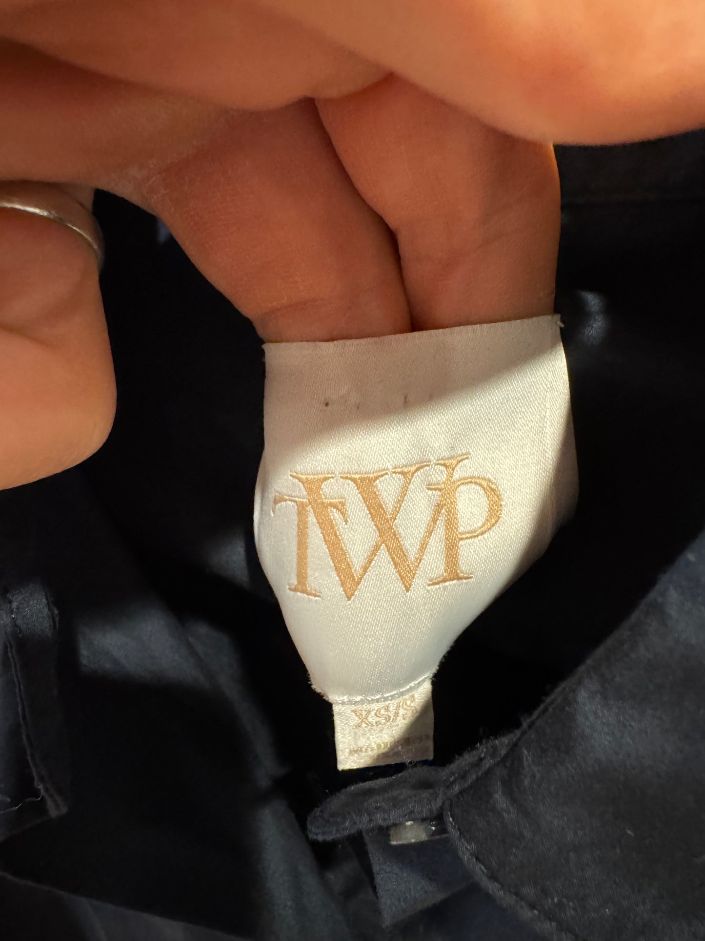 TWP Next Ex Shirt in Midnight size XS/S