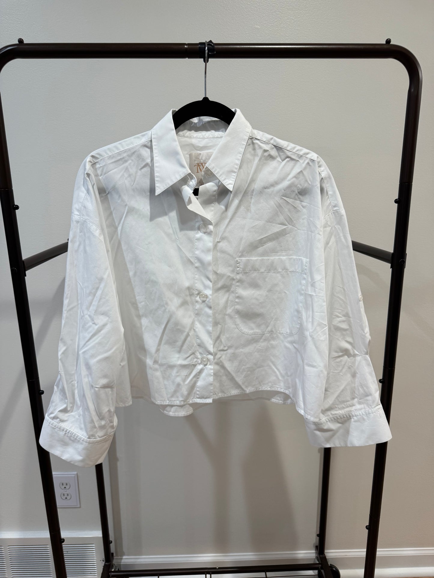 TWP Next Ex Shirt in White size XS/S