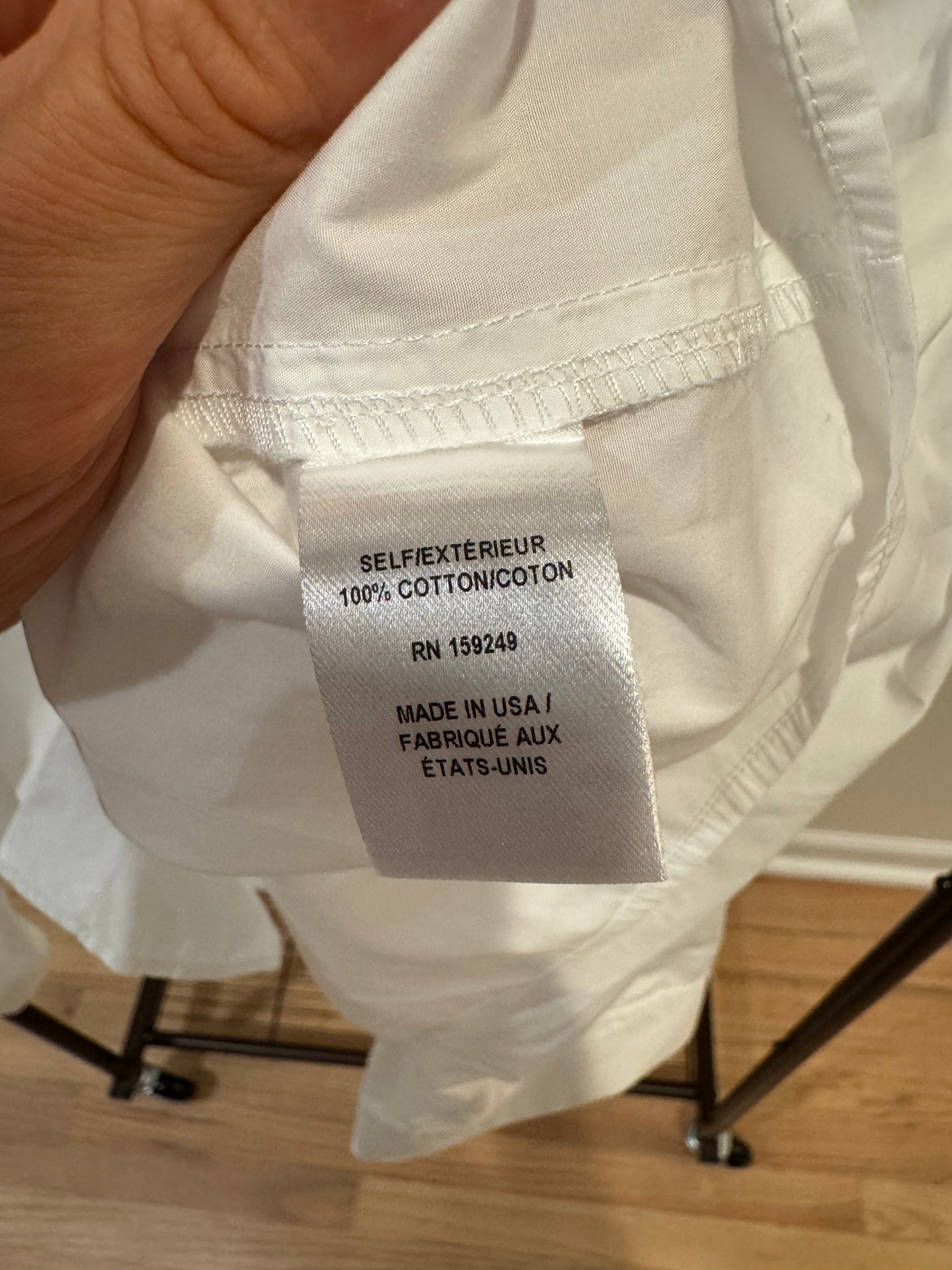 TWP Next Ex Shirt in White size XS/S
