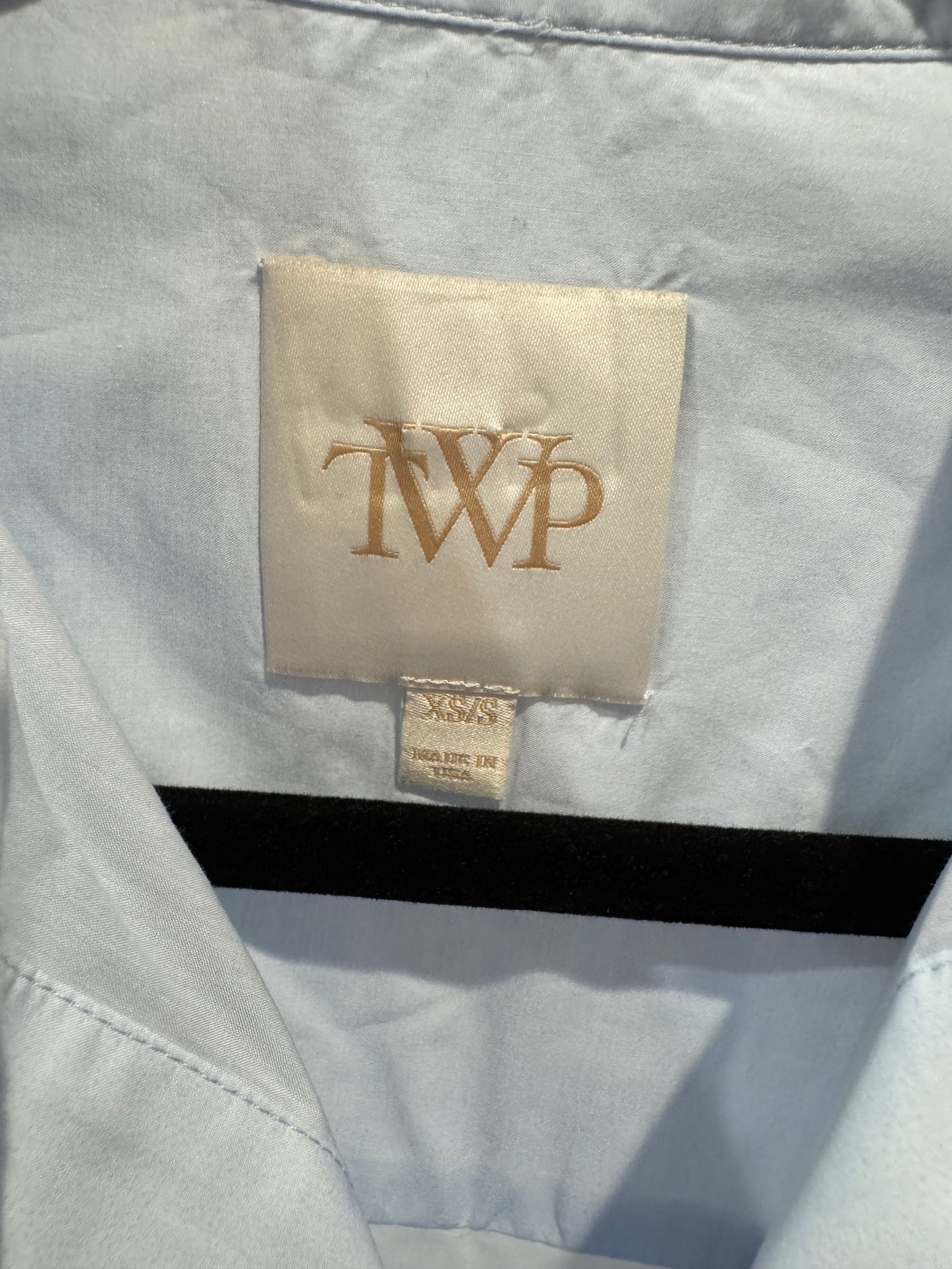 TWP Next Ex Shirt in Baby Blue size XS/S