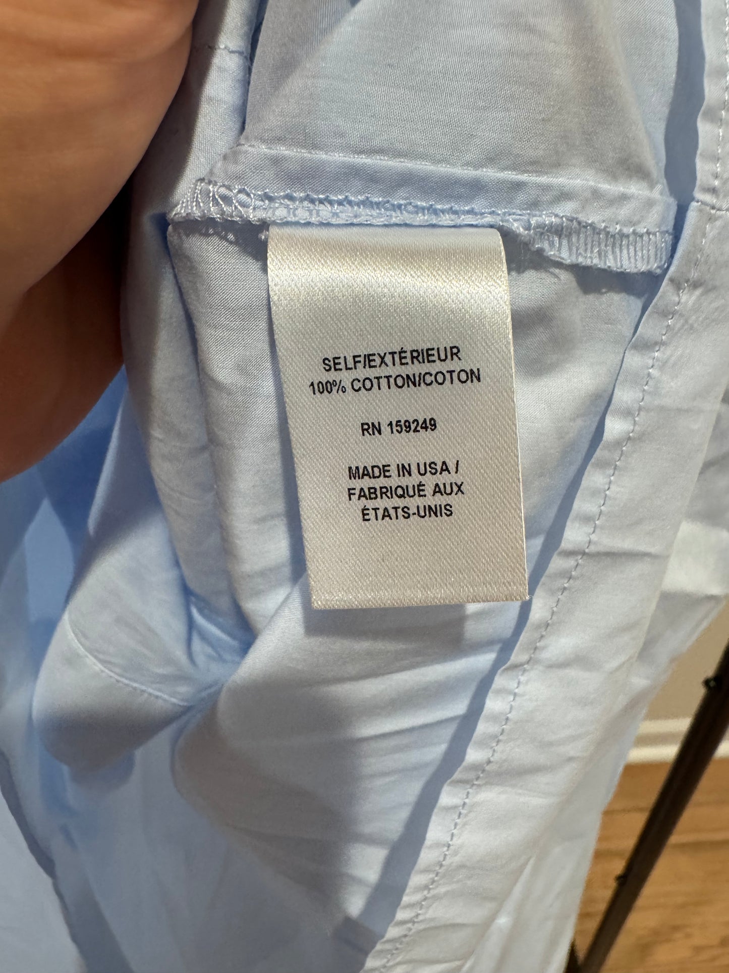 TWP Next Ex Shirt in Baby Blue size XS/S