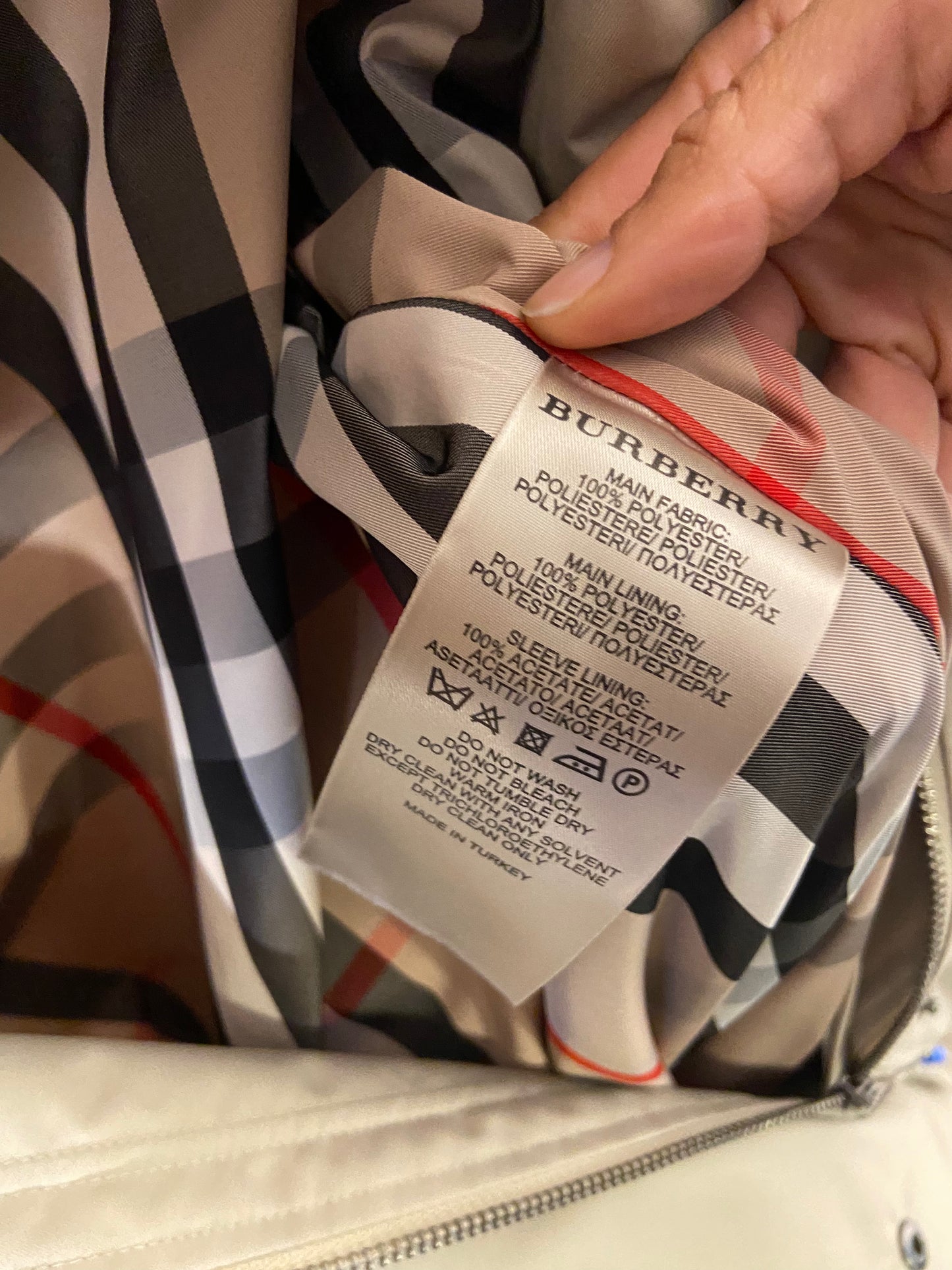 Burberry Brit Beige Trench Coat size US 16