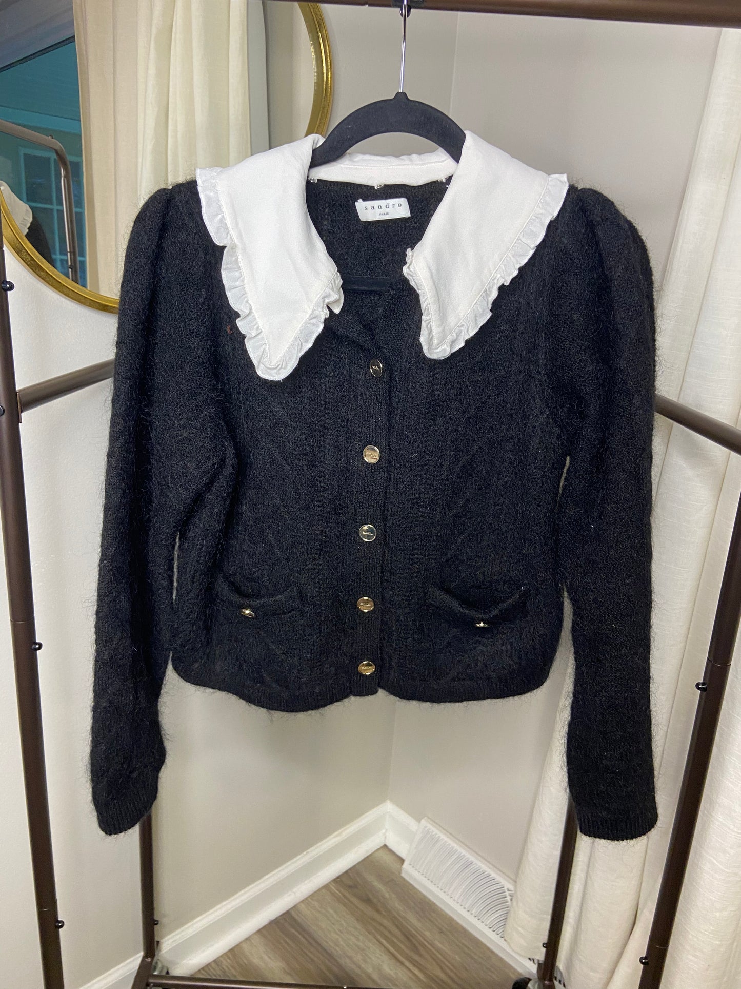 Sandro Knitted Button-fastening Cardigan size 1 (S)