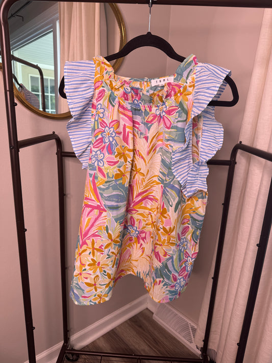 THML Summer in the City Floral Top size L