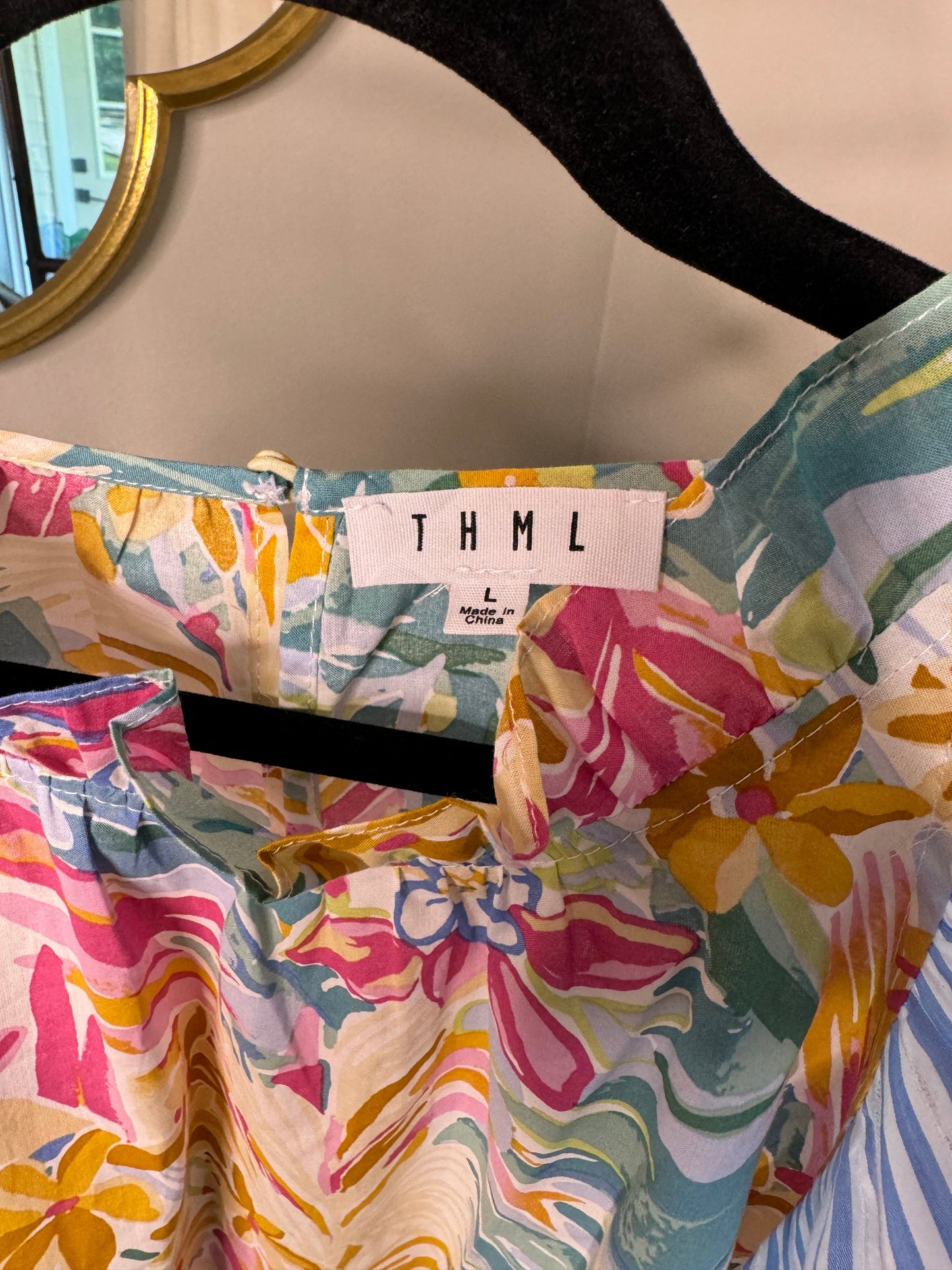 THML Summer in the City Floral Top size L
