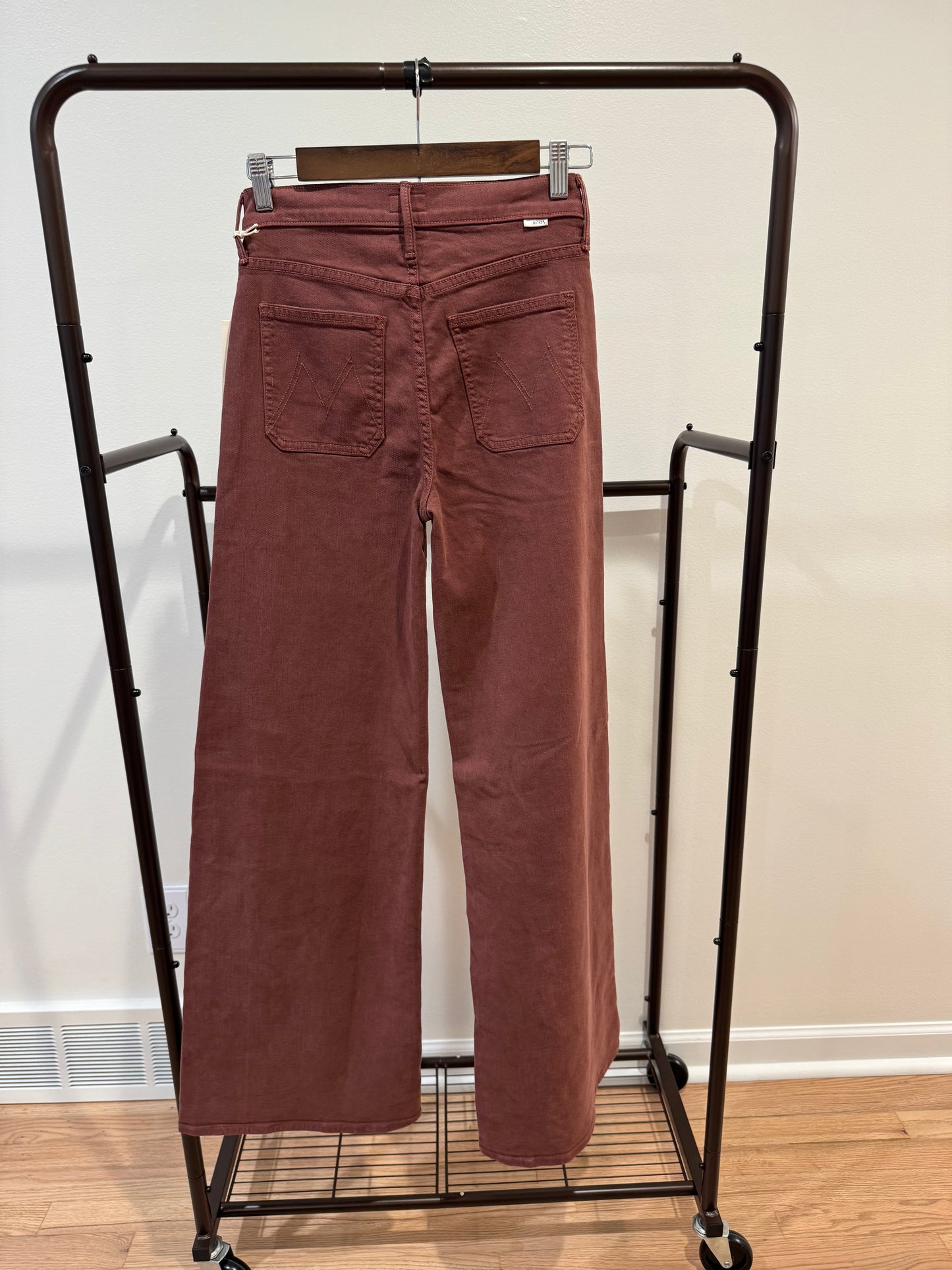 Mother The Patch Pocket Undercover Sneak Wide-Leg Jeans size 24