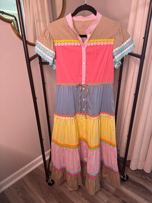 CeliaB Gemini Midi Dress size M