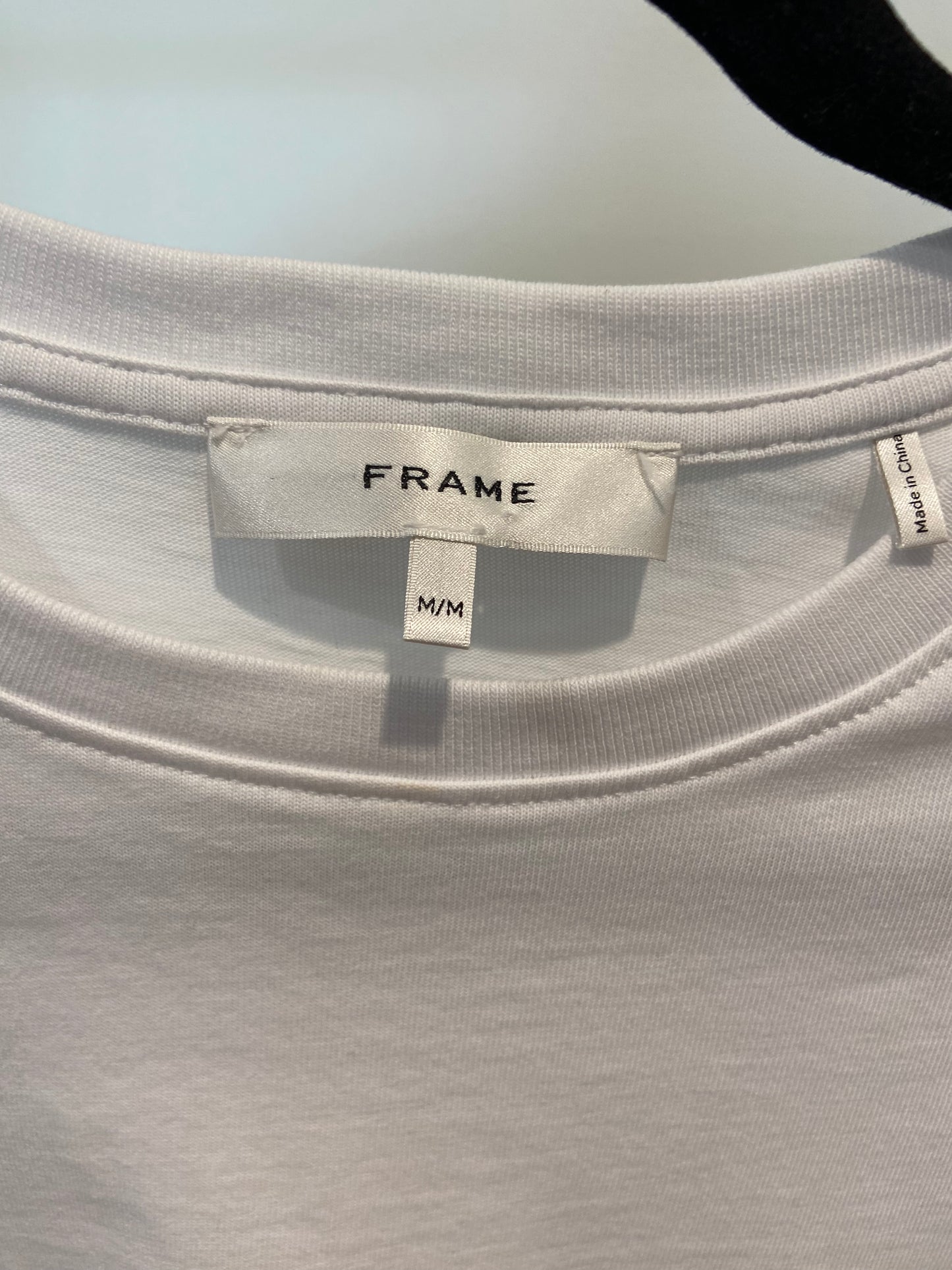 Frame The Lace Sleeve Tee size M
