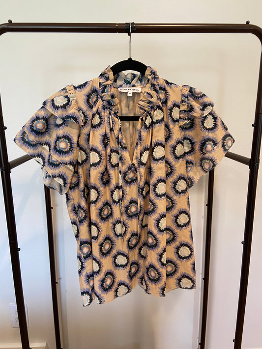 Hunter Bell Millie Top Tye Dye Lavender size XS