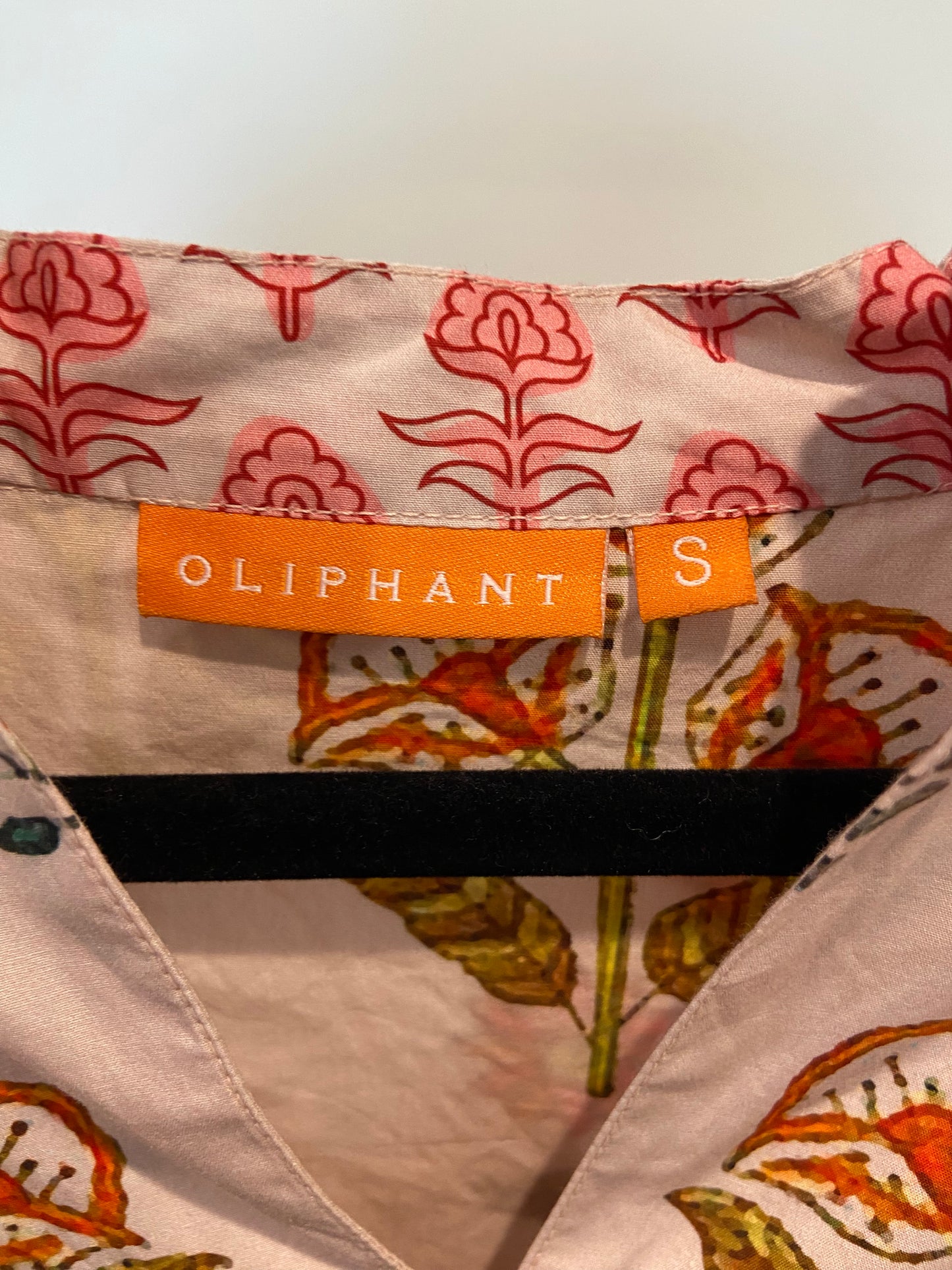 Oliphant Mandarin Balloon Top Provence Blue size S