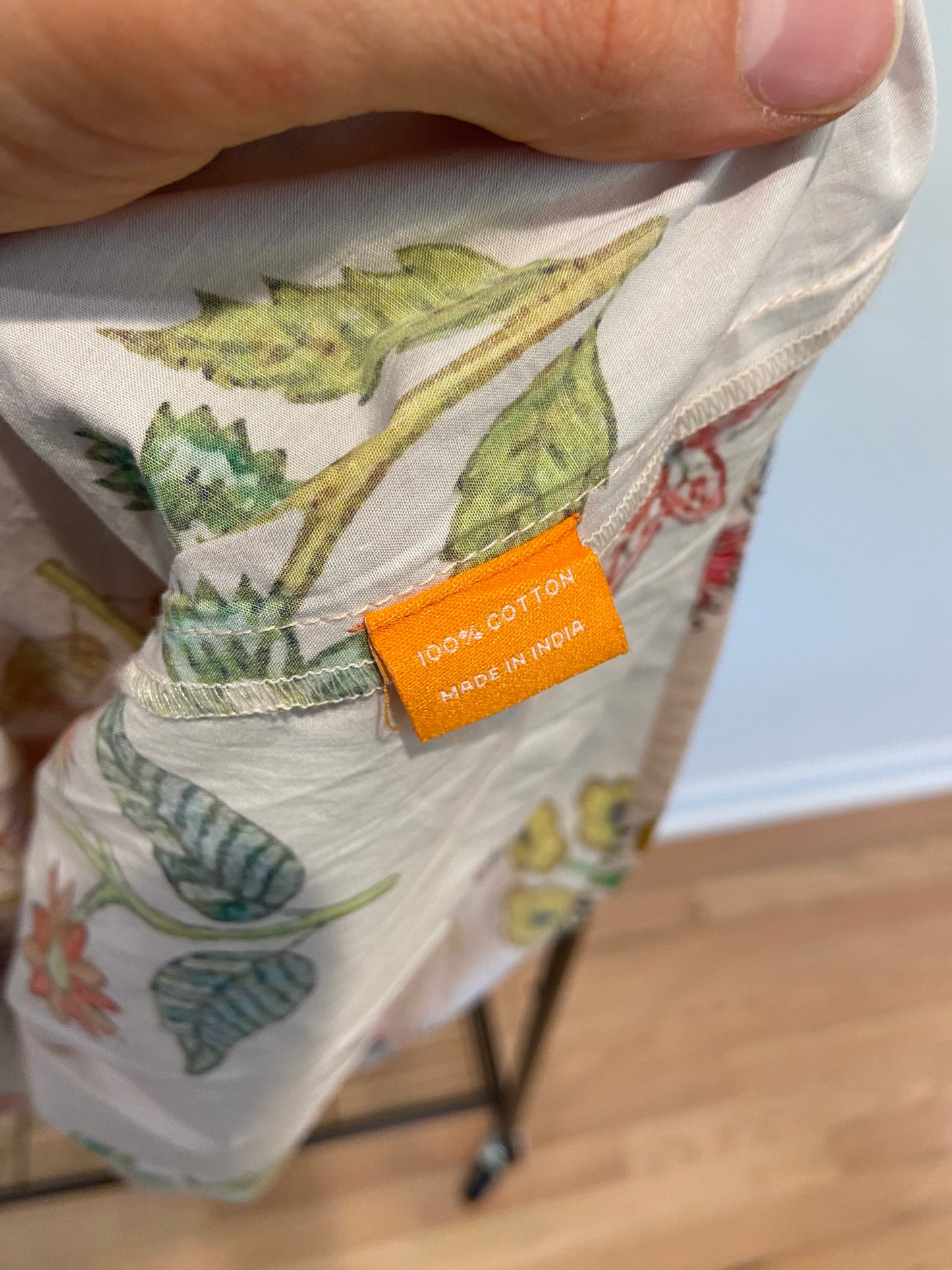 Oliphant Mandarin Balloon Top Provence Blue size S