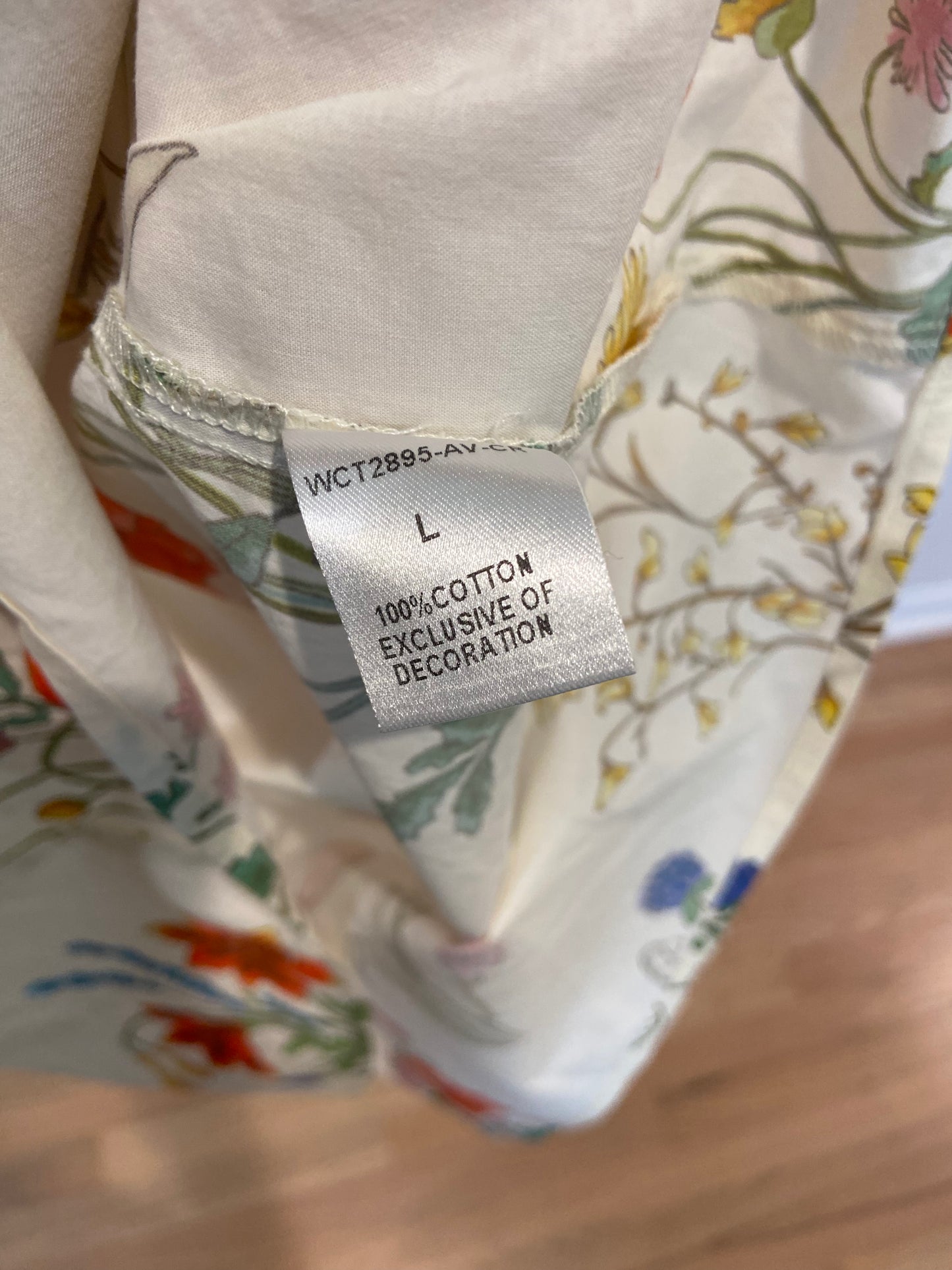 THML Short Sleeve Floral Top size L
