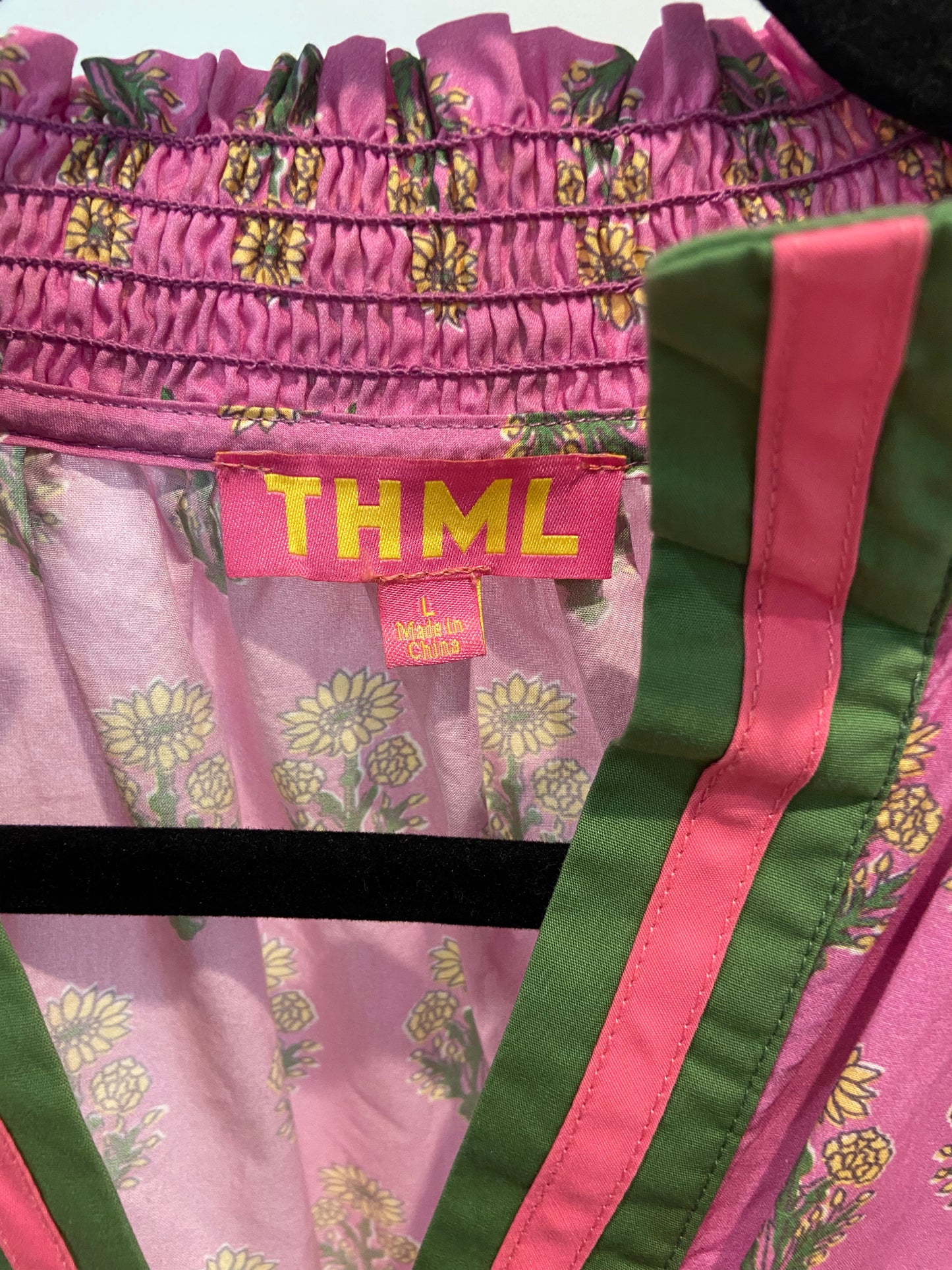 THML Block Print Stripe Top size L