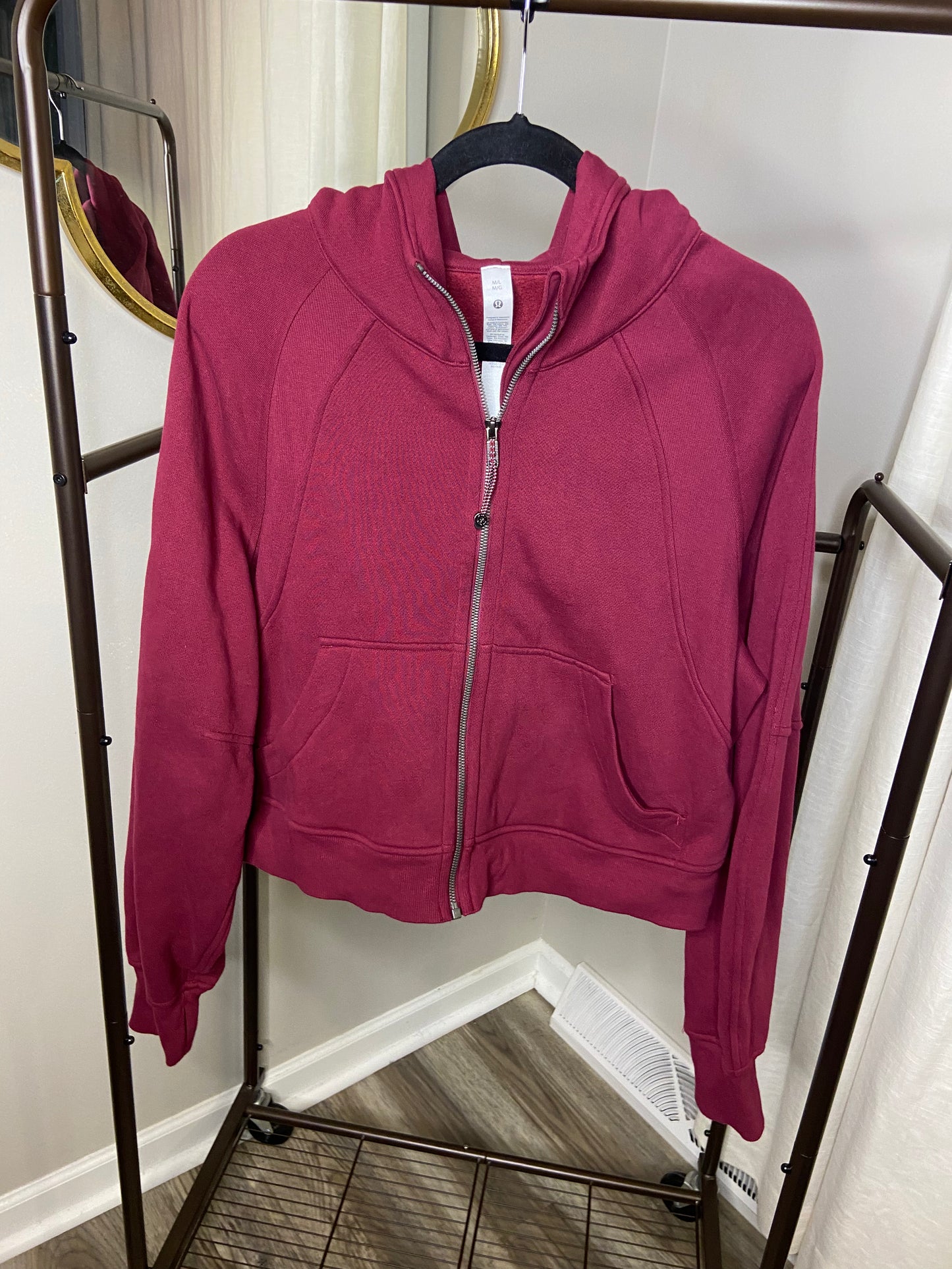 Lululemon Oversized Full Zip Scuba size M/L